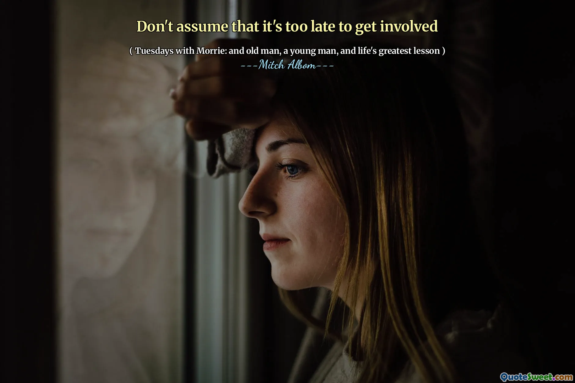 不要以为来参与为时已晚