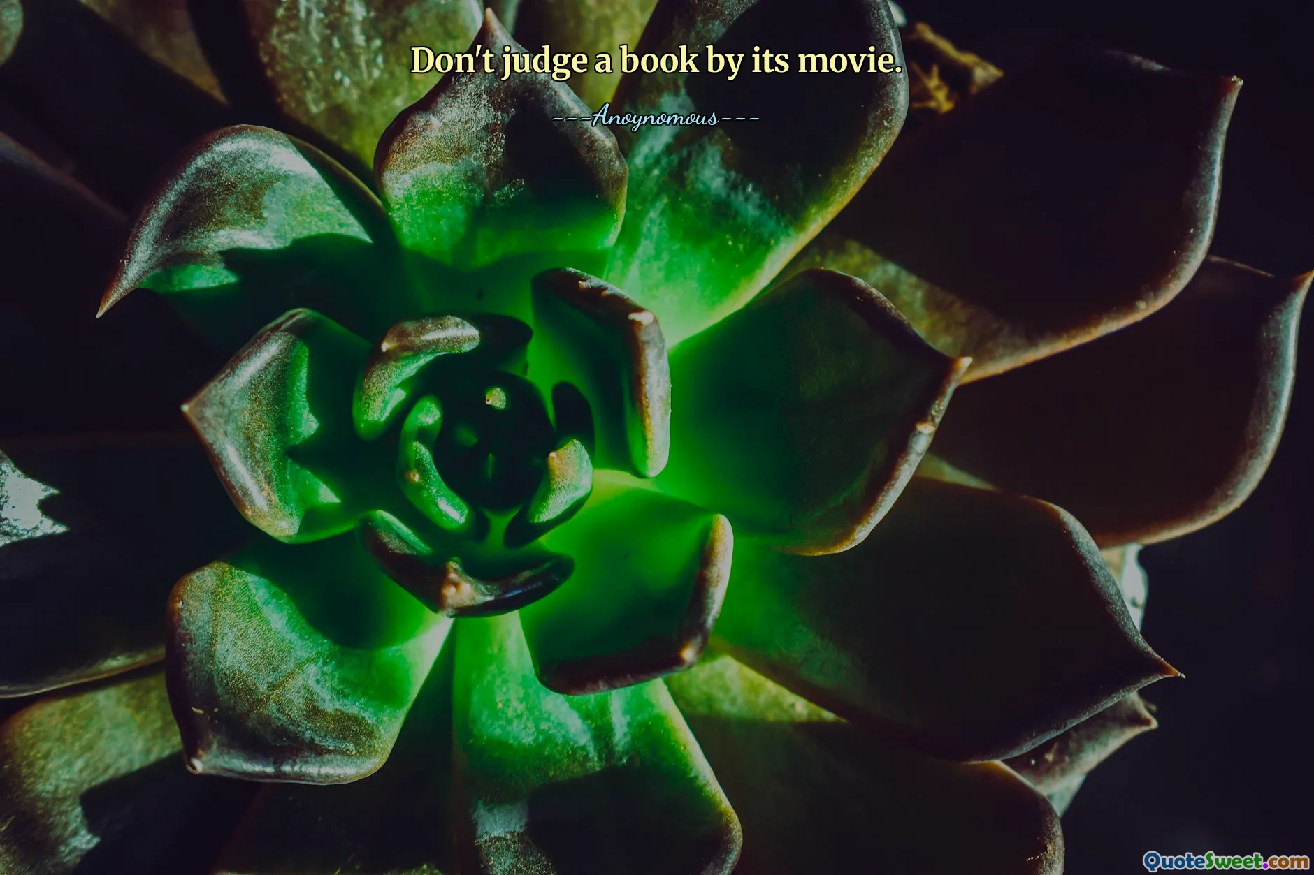 Don't judge a book by its movie.