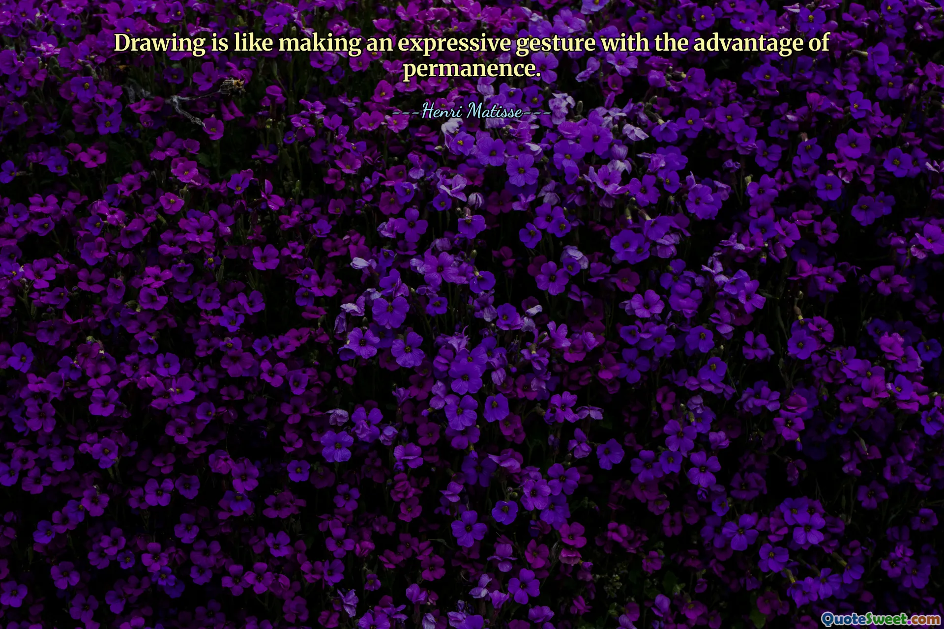 Zeichnen ist wie eine ausdrucksstarke Geste mit dem Vorteil der Dauerhaftigkeit.