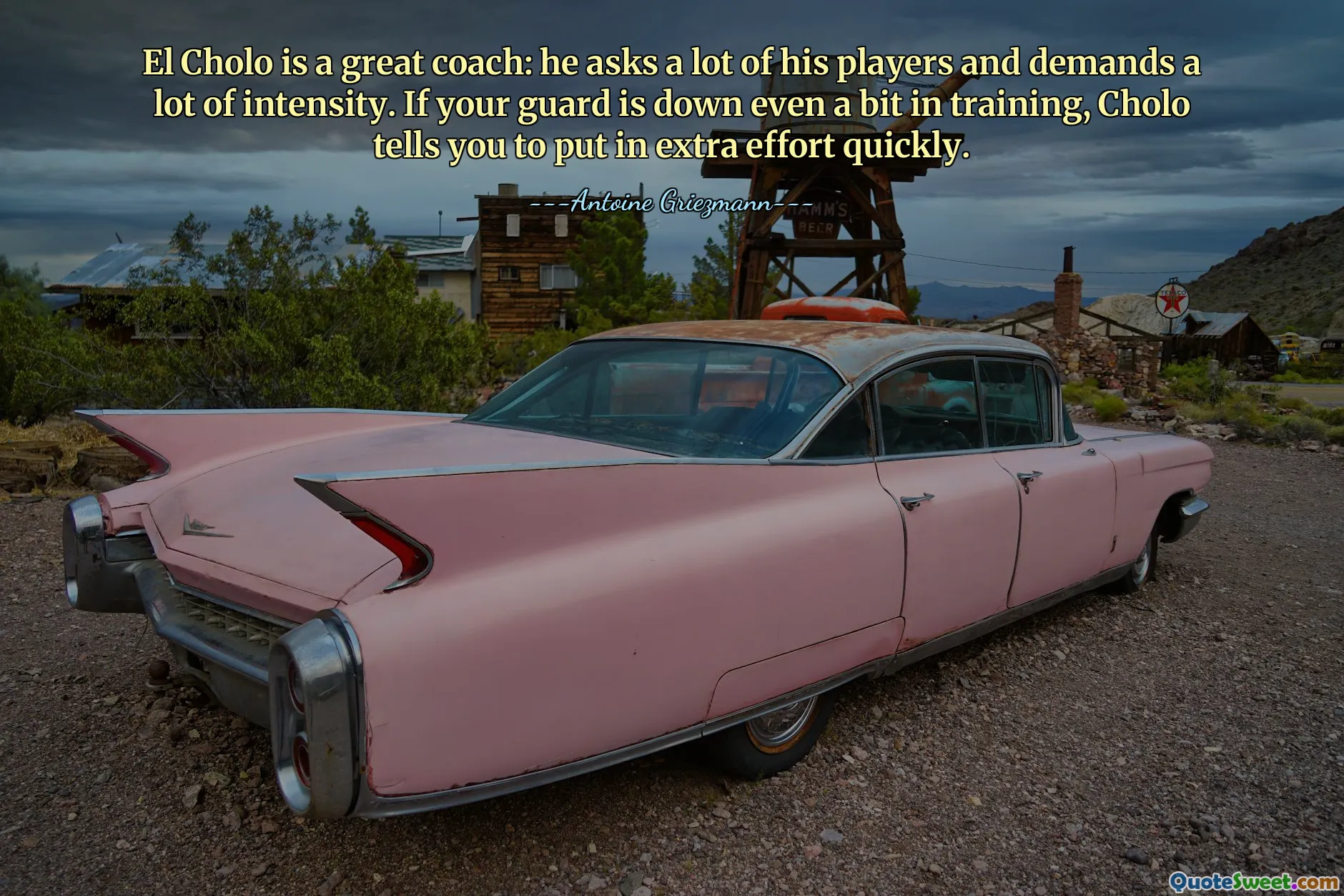 El Cholo is a great coach: he asks a lot of his players and demands a lot of intensity. If your guard is down even a bit in training, Cholo tells you to put in extra effort quickly.