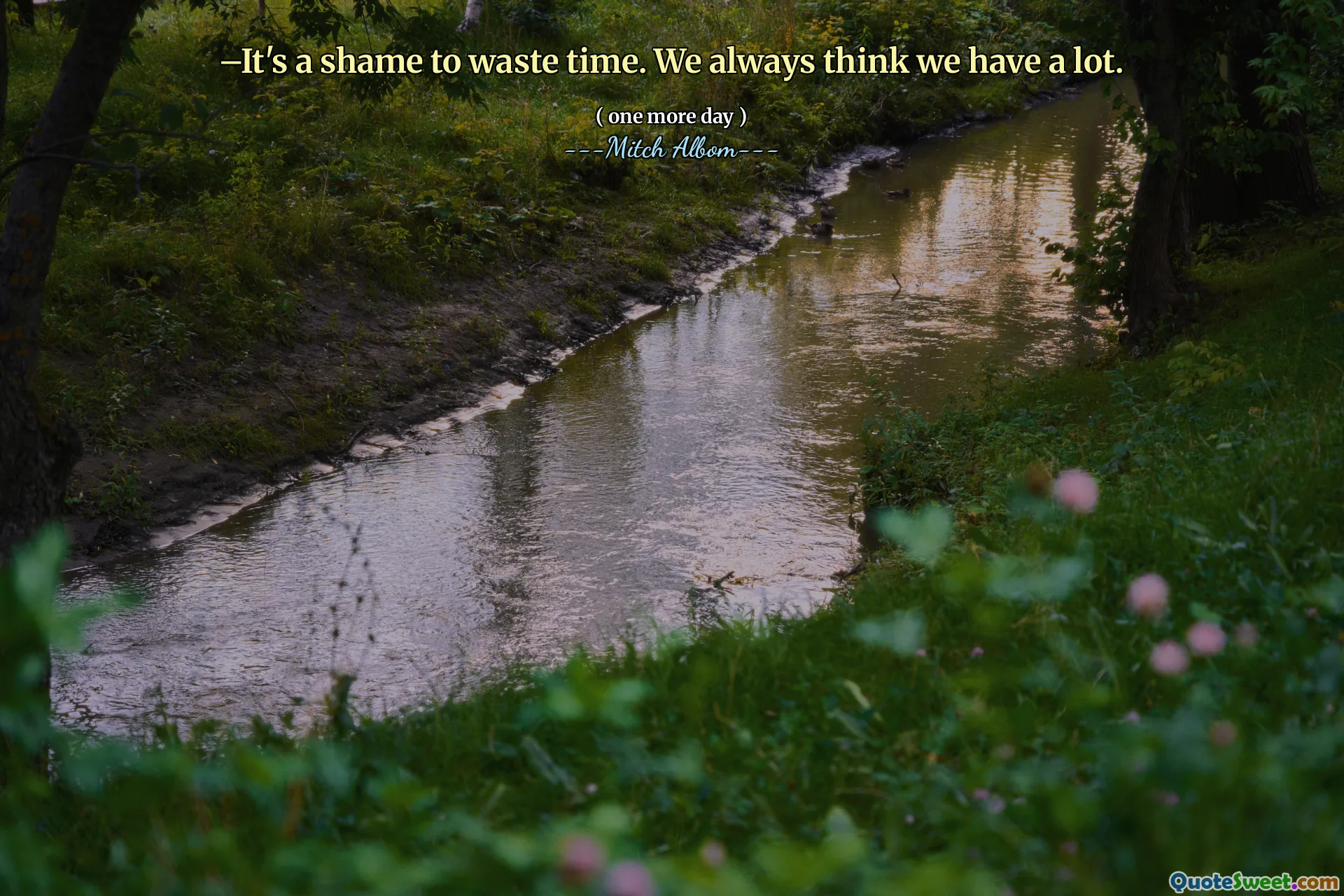 - Szkoda marnować czas. Zawsze uważamy, że mamy dużo.