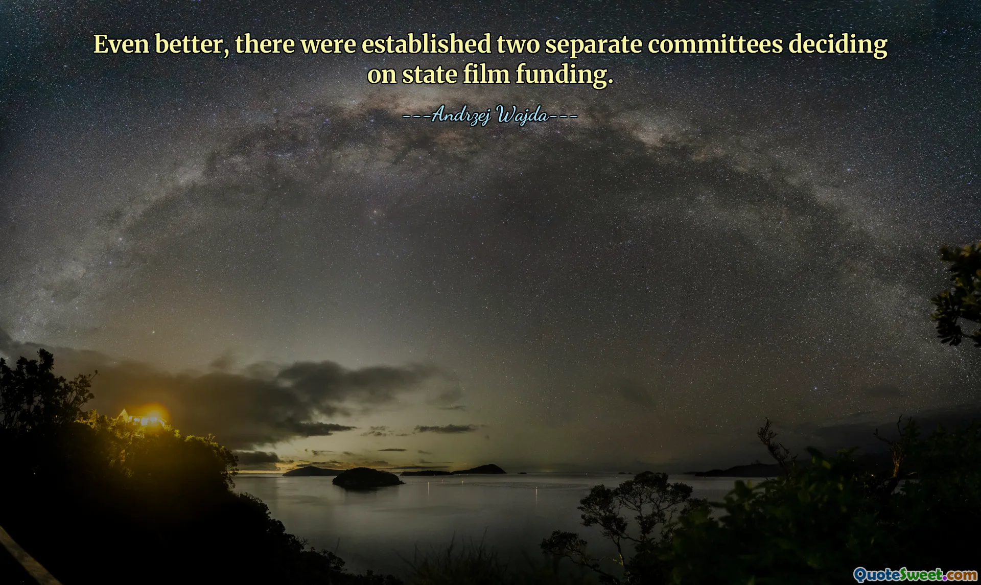 Even better, there were established two separate committees deciding on state film funding.