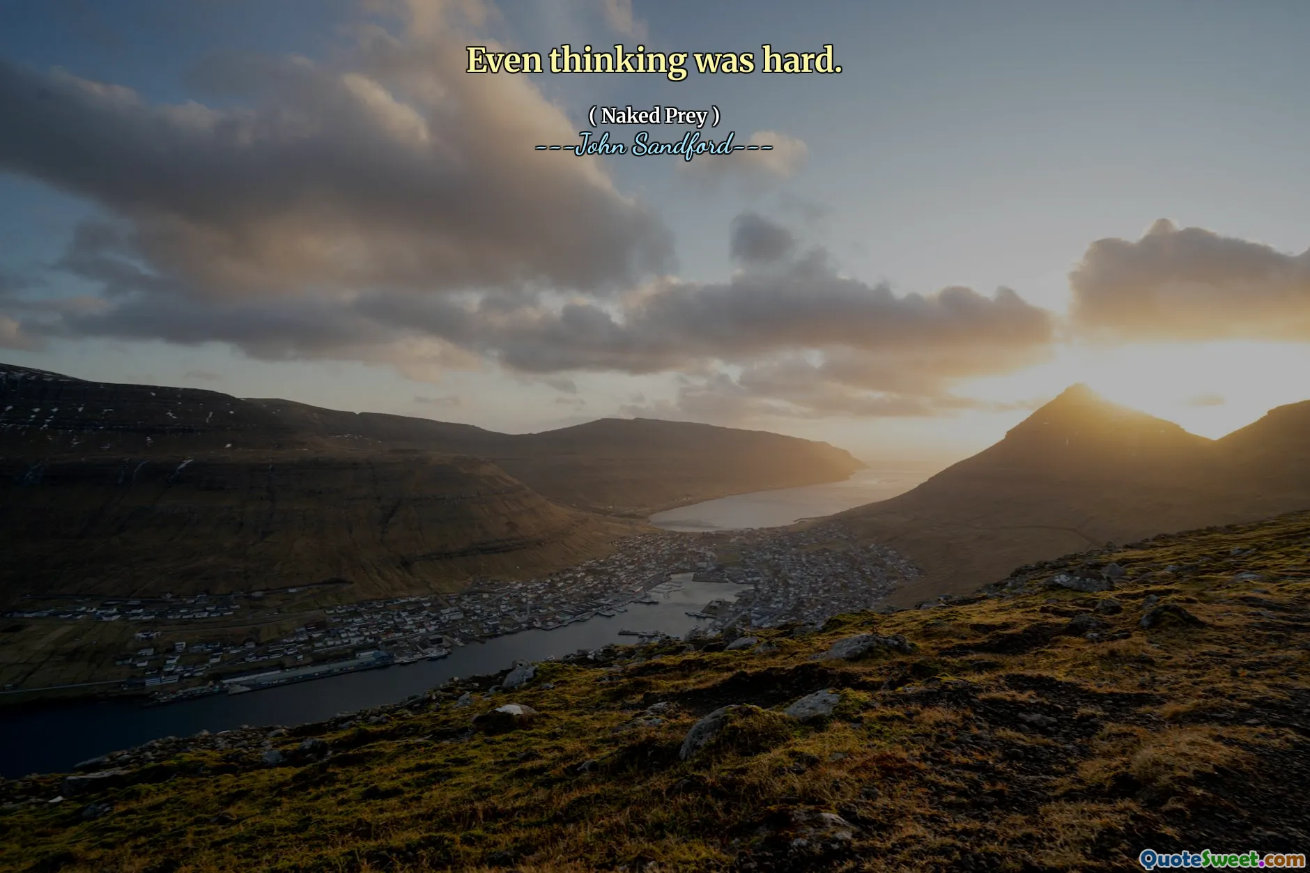 连思考都困难。