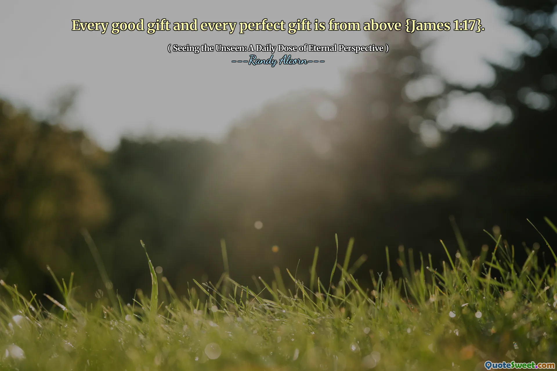हर अच्छा उपहार और हर सही उपहार {जेम्स 1:17} से ऊपर है।