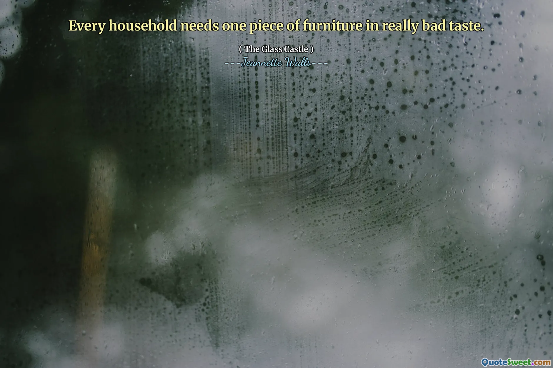 Ogni famiglia ha bisogno di un mobile in gusto davvero cattivo.