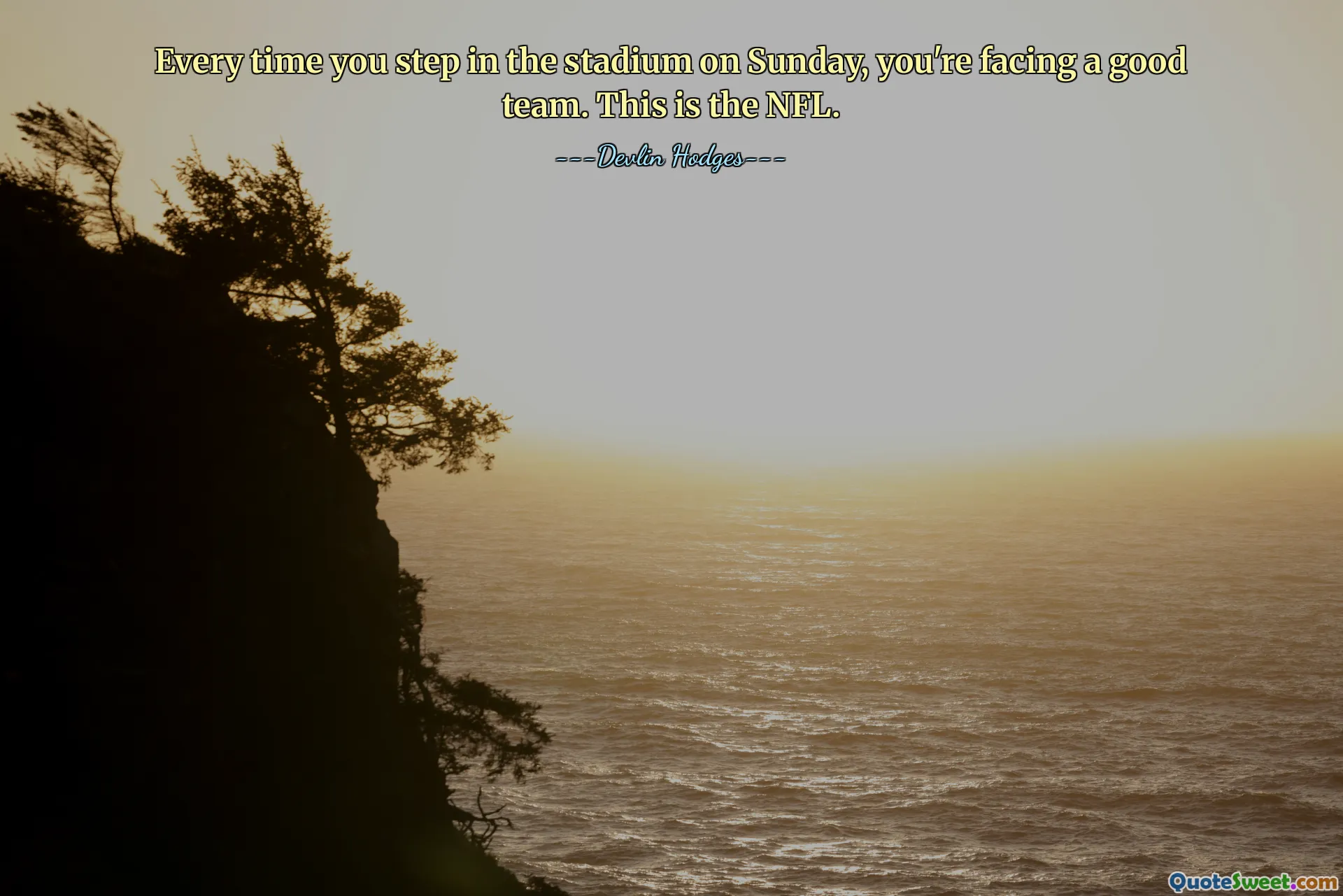 日曜日にスタジアムに足を踏み入れれば、必ず良いチームと対戦することになる。これがNFLです。