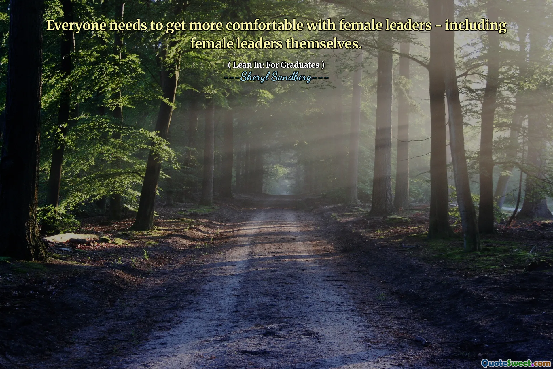 Everyone needs to get more comfortable with female leaders - including female leaders themselves.