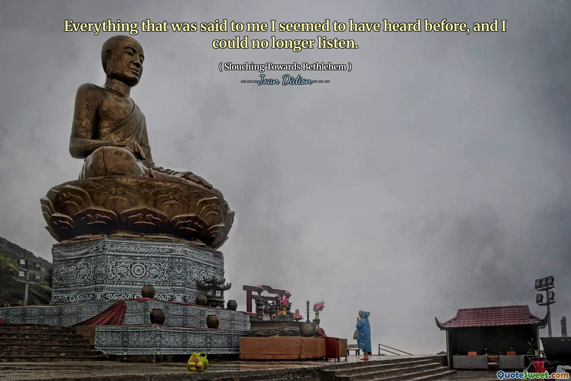 我似乎以前似乎听过的一切，我再也听不到了。