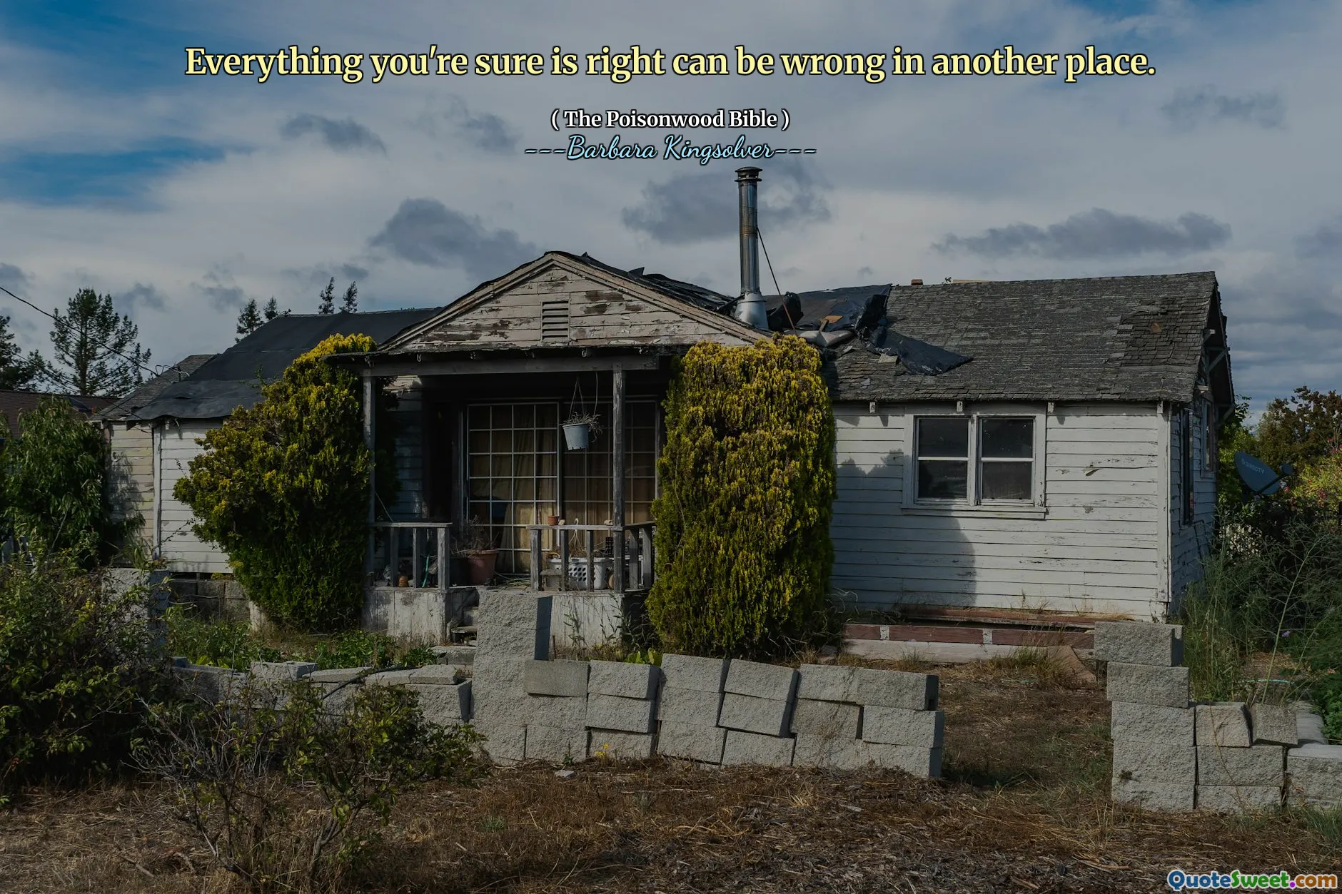 Alt du er sikker på er riktig kan være galt et annet sted.