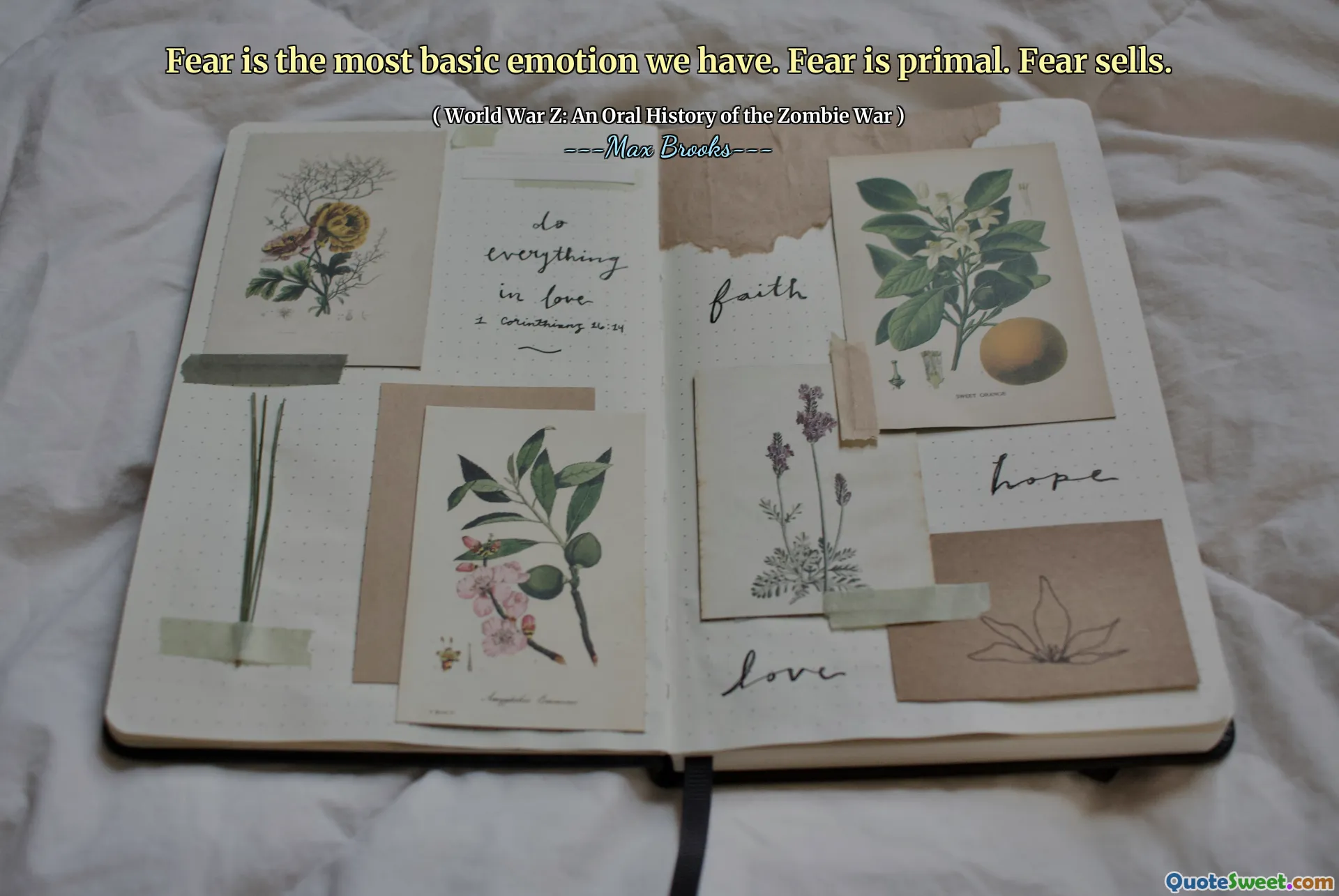 Fear is the most basic emotion we have. Fear is primal. Fear sells.