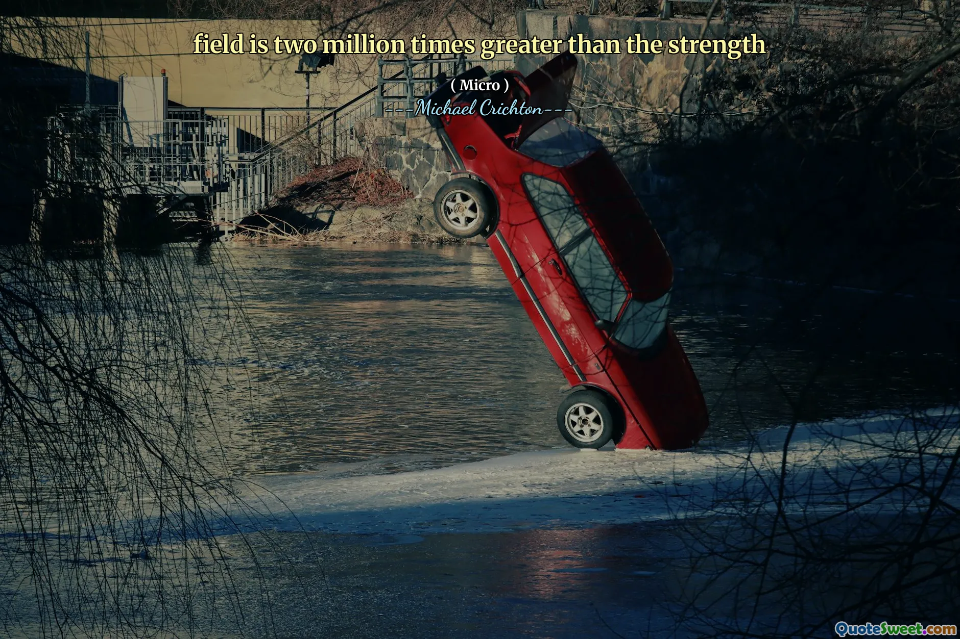 pole jest dwa miliony razy większe niż siła