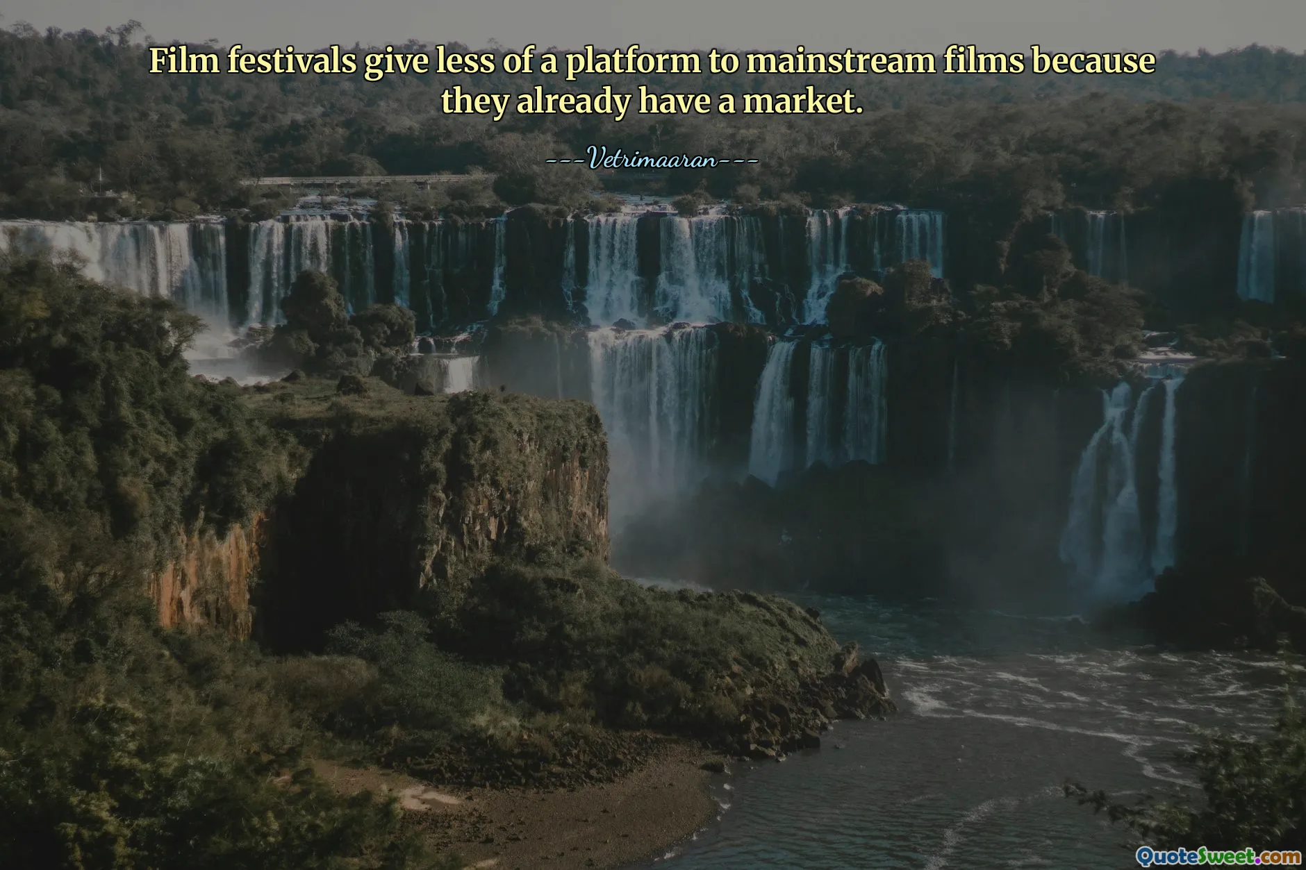 I festival cinematografici danno meno spazio ai film mainstream perché hanno già un mercato.