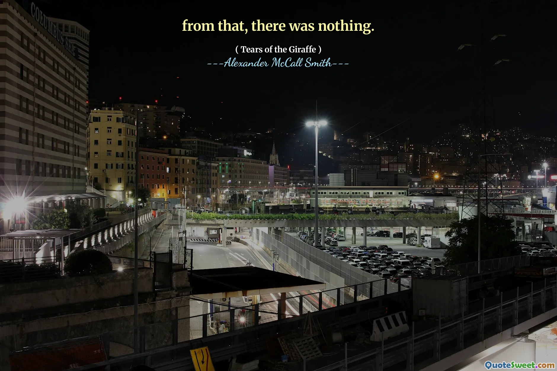 그것으로부터, 아무것도 없었습니다.