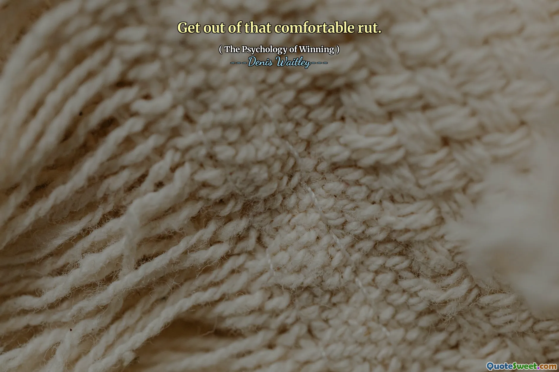 Esci da quel carrello comodo.