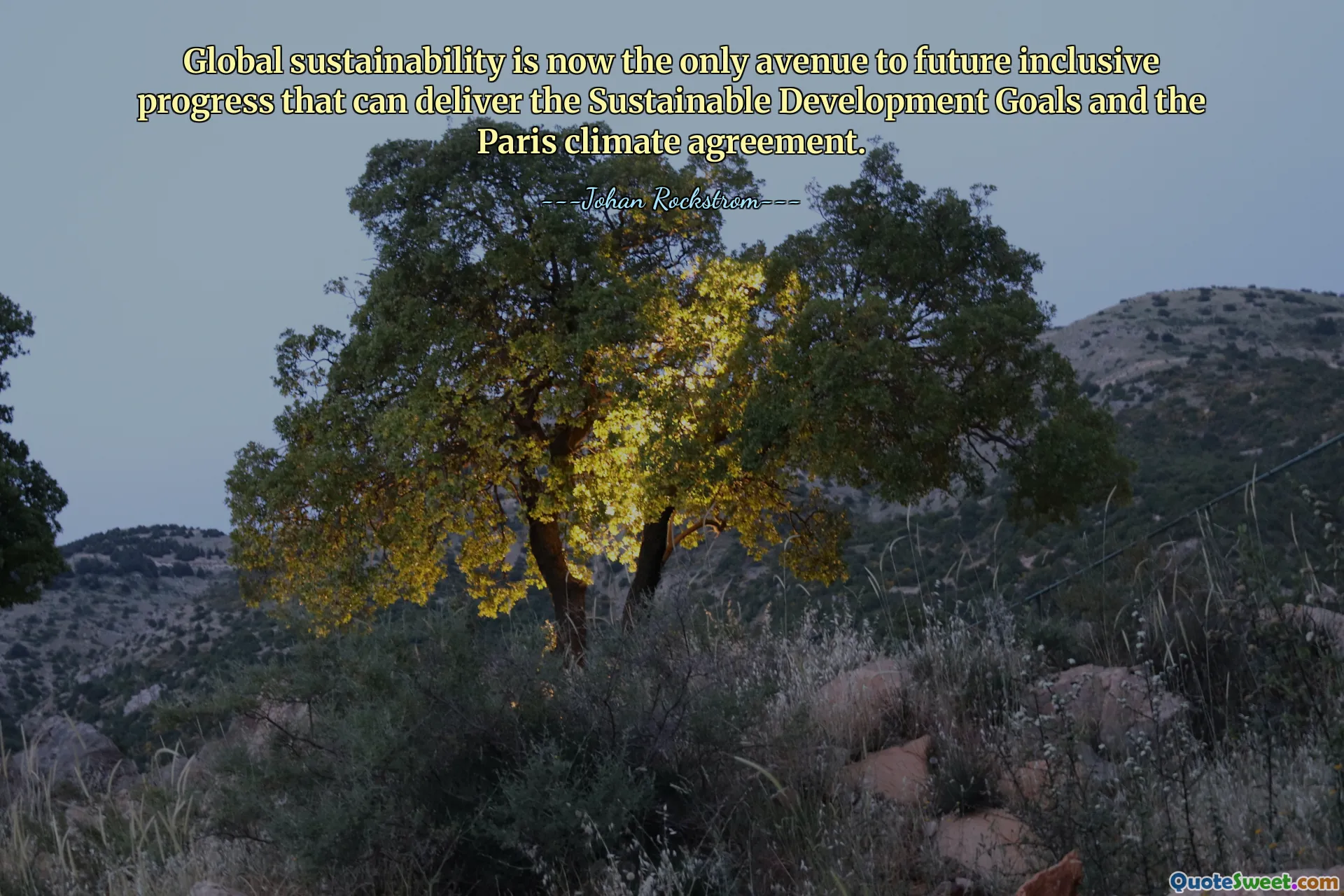 Global sustainability is now the only avenue to future inclusive progress that can deliver the Sustainable Development Goals and the Paris climate agreement.