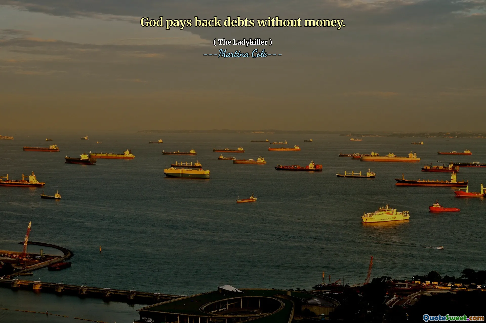 Bůh platí dluhy bez peněz.