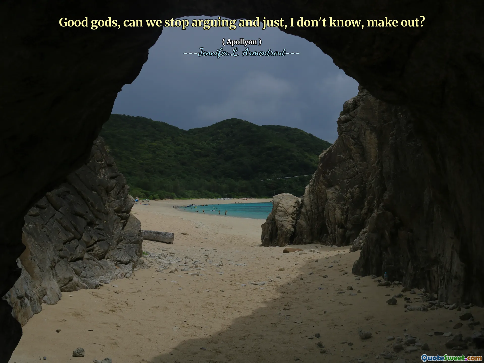 Good gods, can we stop arguing and just, I don't know, make out?