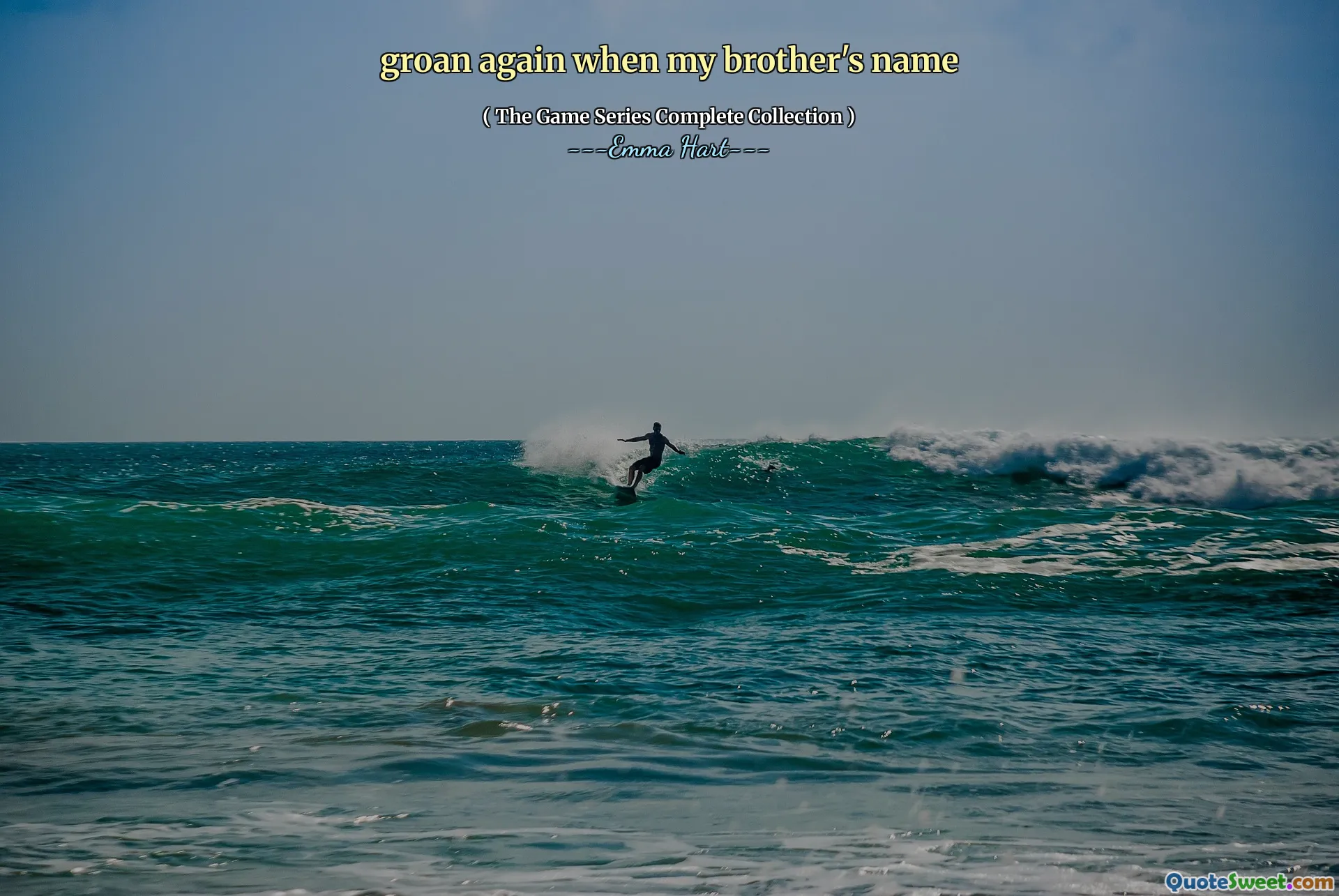 Gemo novamente quando o nome do meu irmão