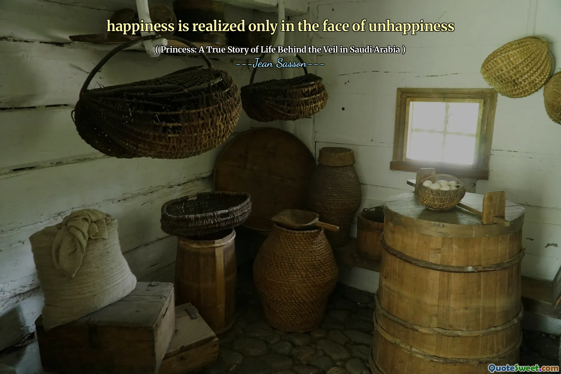 A felicidade é realizada apenas diante da infelicidade