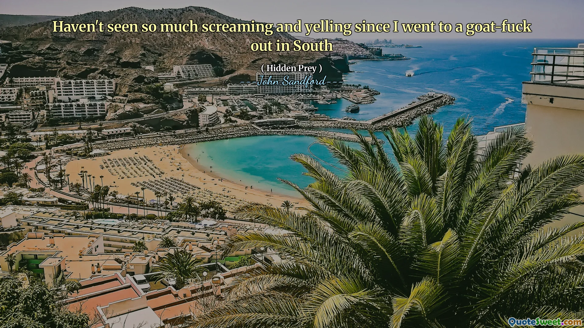 Não vejo tantos gritos e berros desde que fui a uma foda de cabras no Sul