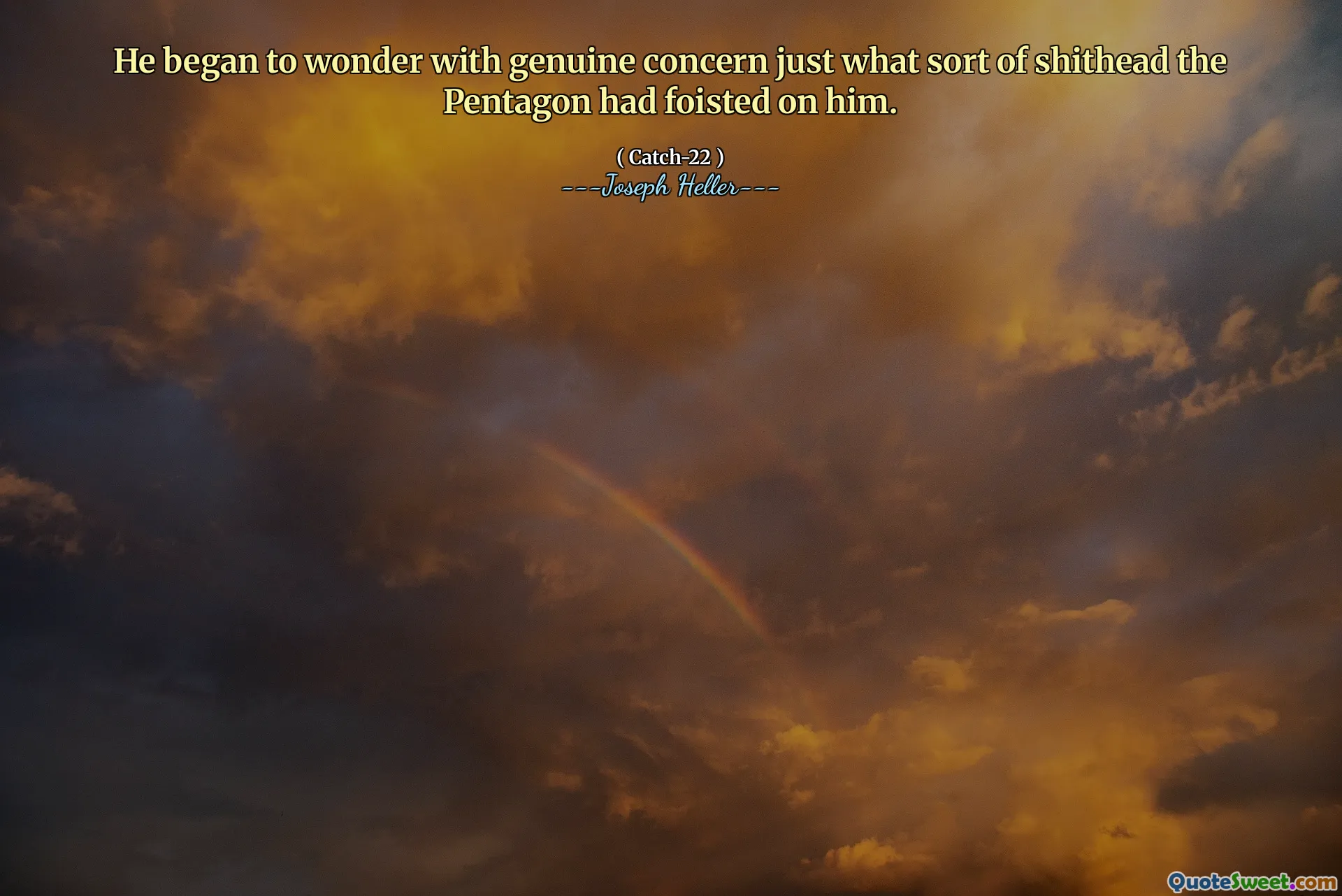 მან ნამდვილი შეშფოთება დაიწყო, თუ რა სახის პენტაგონმა დაარტყა მას.