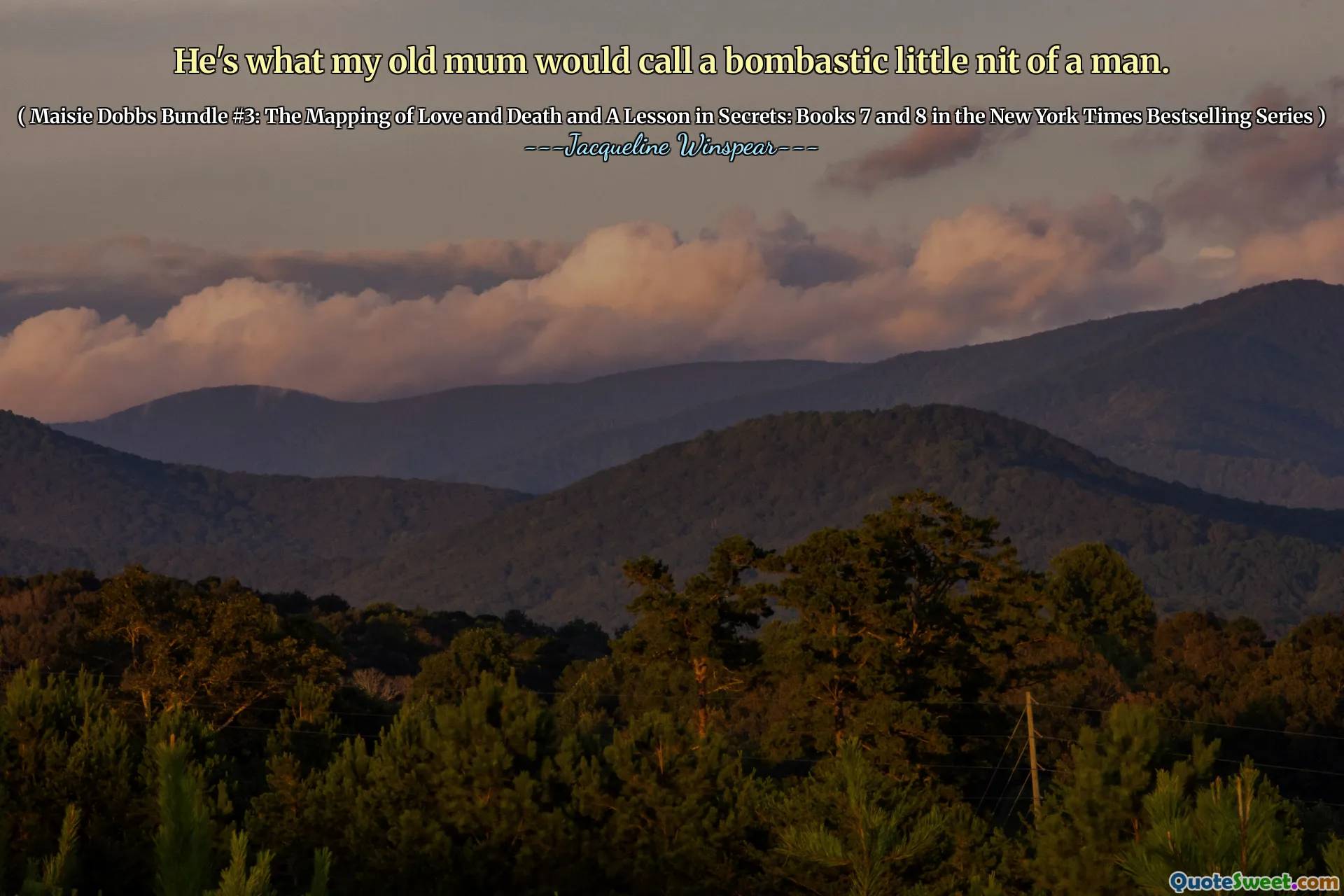 Él es lo que mi vieja mamá llamaría un pequeño y rumbado pequeño de un hombre.