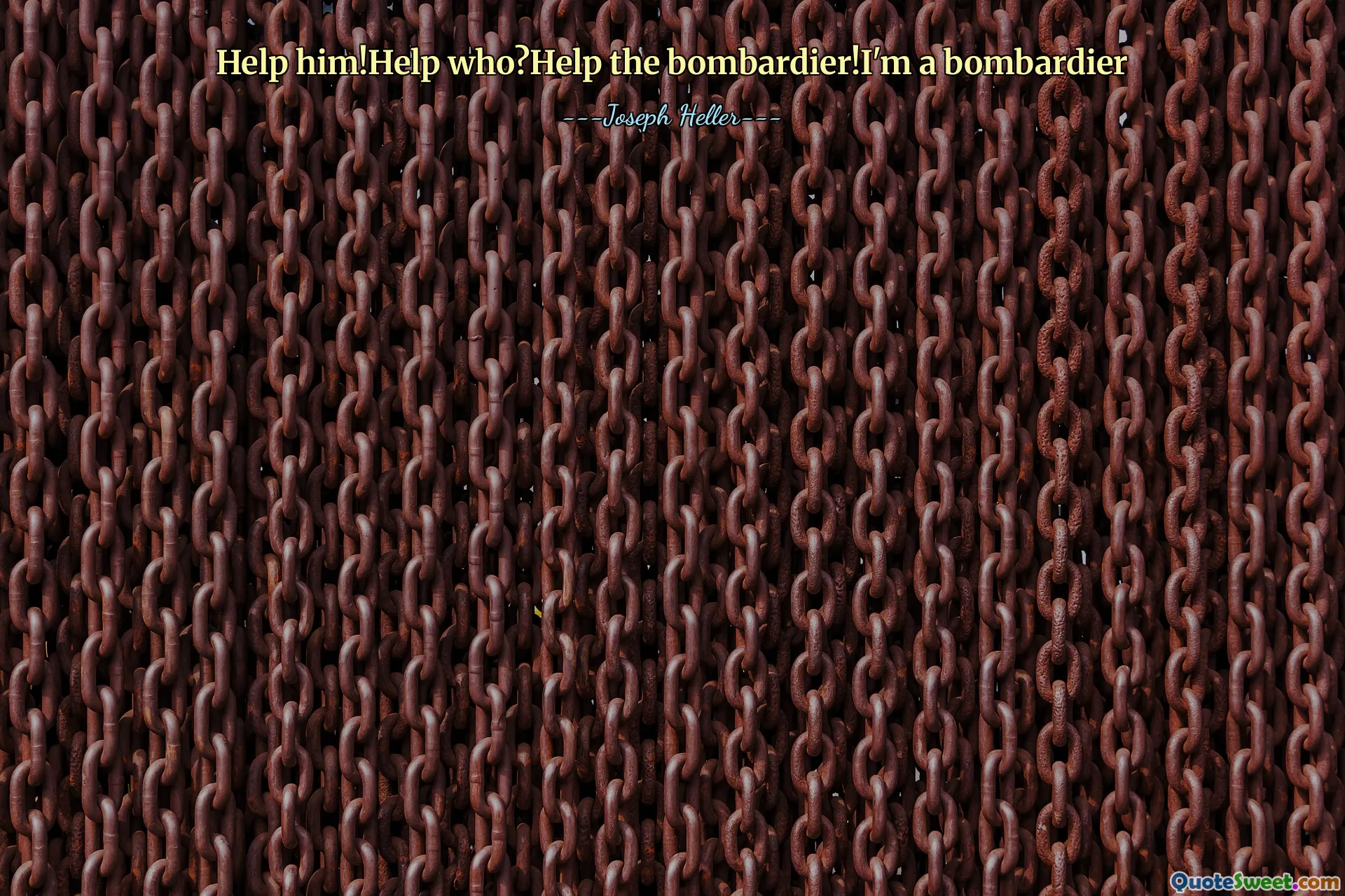 დაეხმარეთ მას! დაეხმარეთ ვინ? დაეხმარეთ Bombardier- ს!