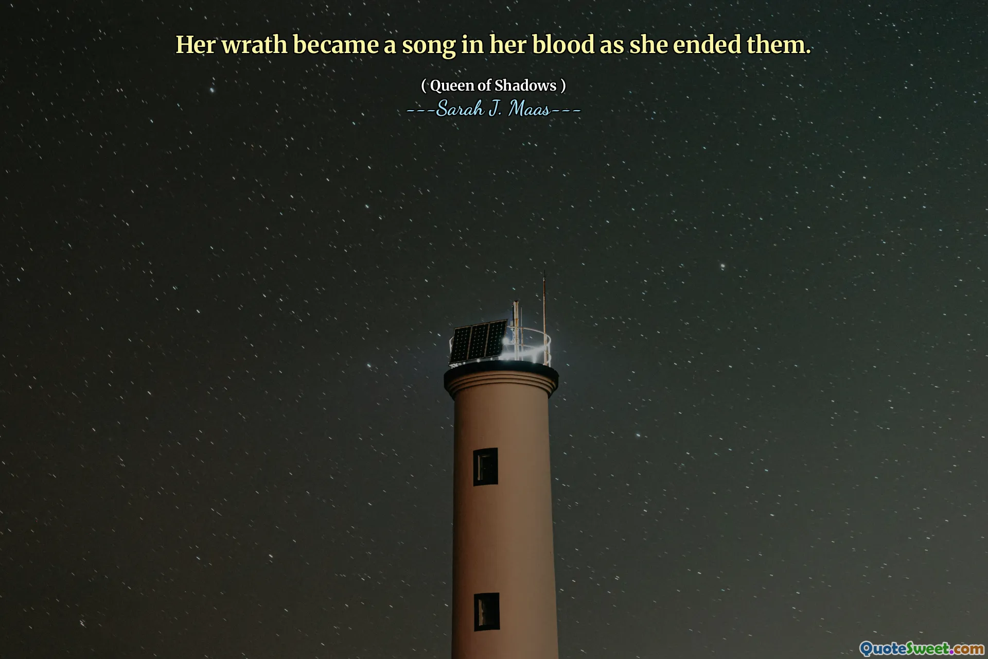 Her wrath became a song in her blood as she ended them.