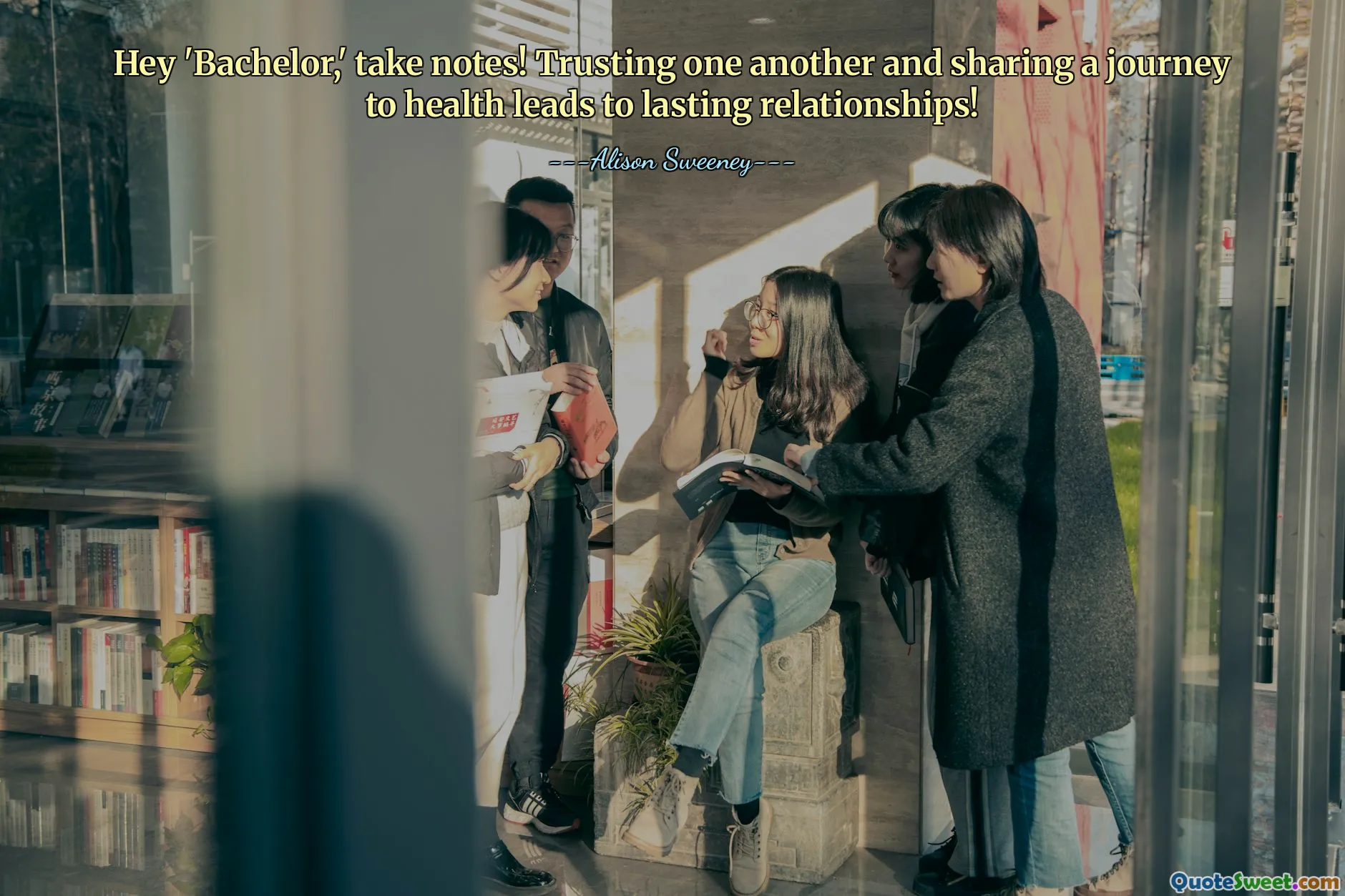 Hei 'Bachelor', ta notater! Å stole på hverandre og dele en reise til helse fører til varige forhold!