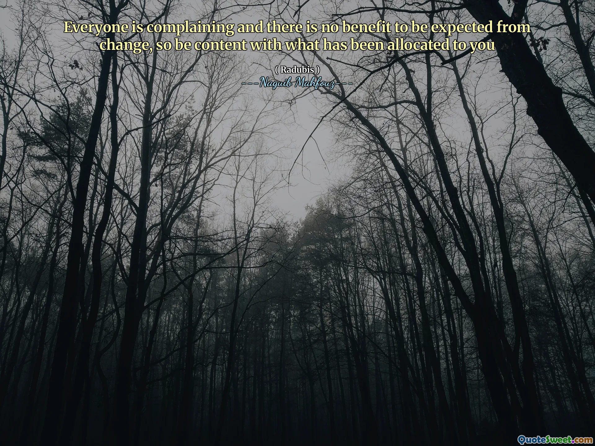 Все жалуются, и от изменений нельзя ожидать, так что будьте довольны тем, что было выделено вам