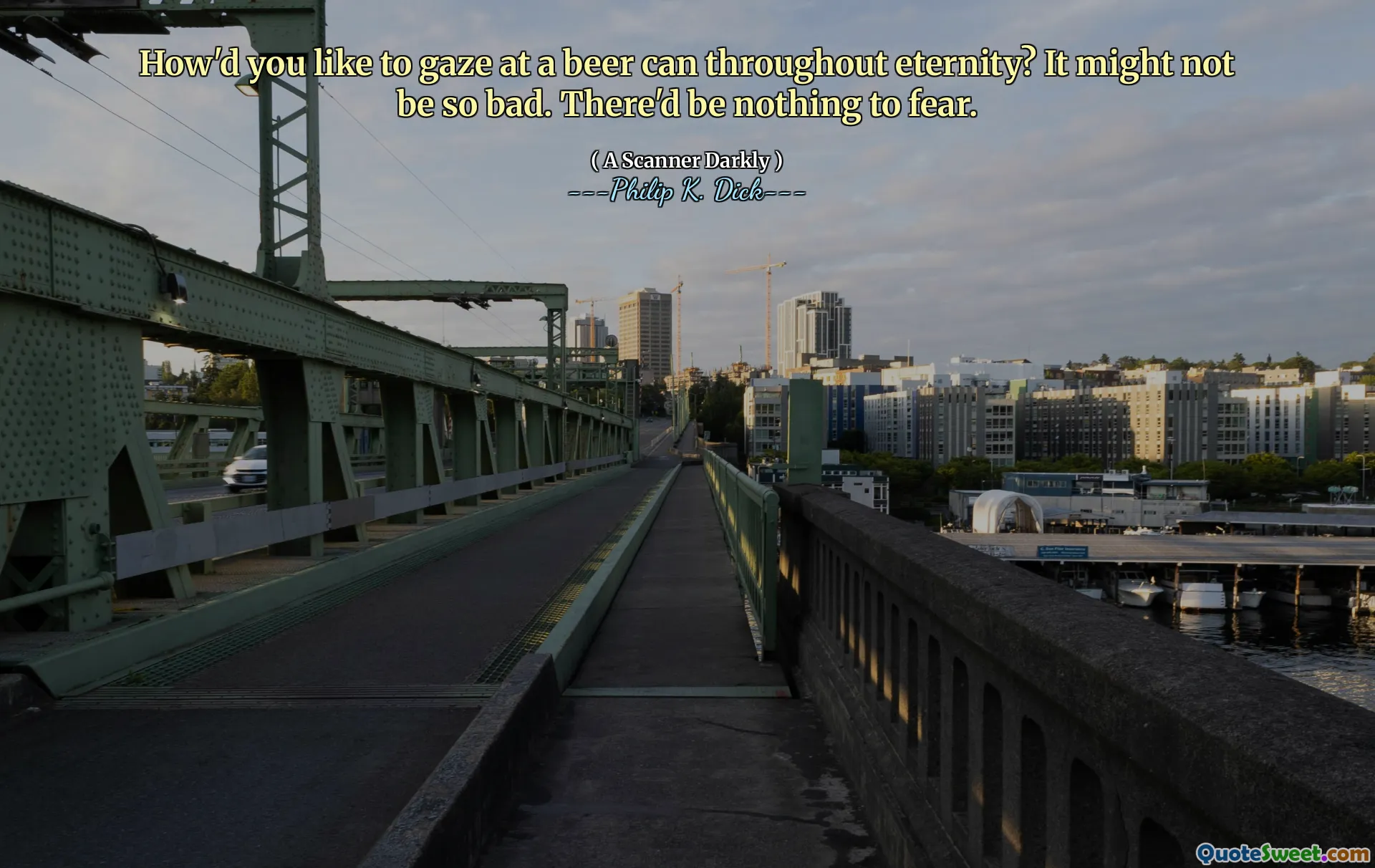 Jak byste se rádi dívali na pivo po celou věčnost? Nemusí to být tak špatné. Nebylo by se čeho bát.