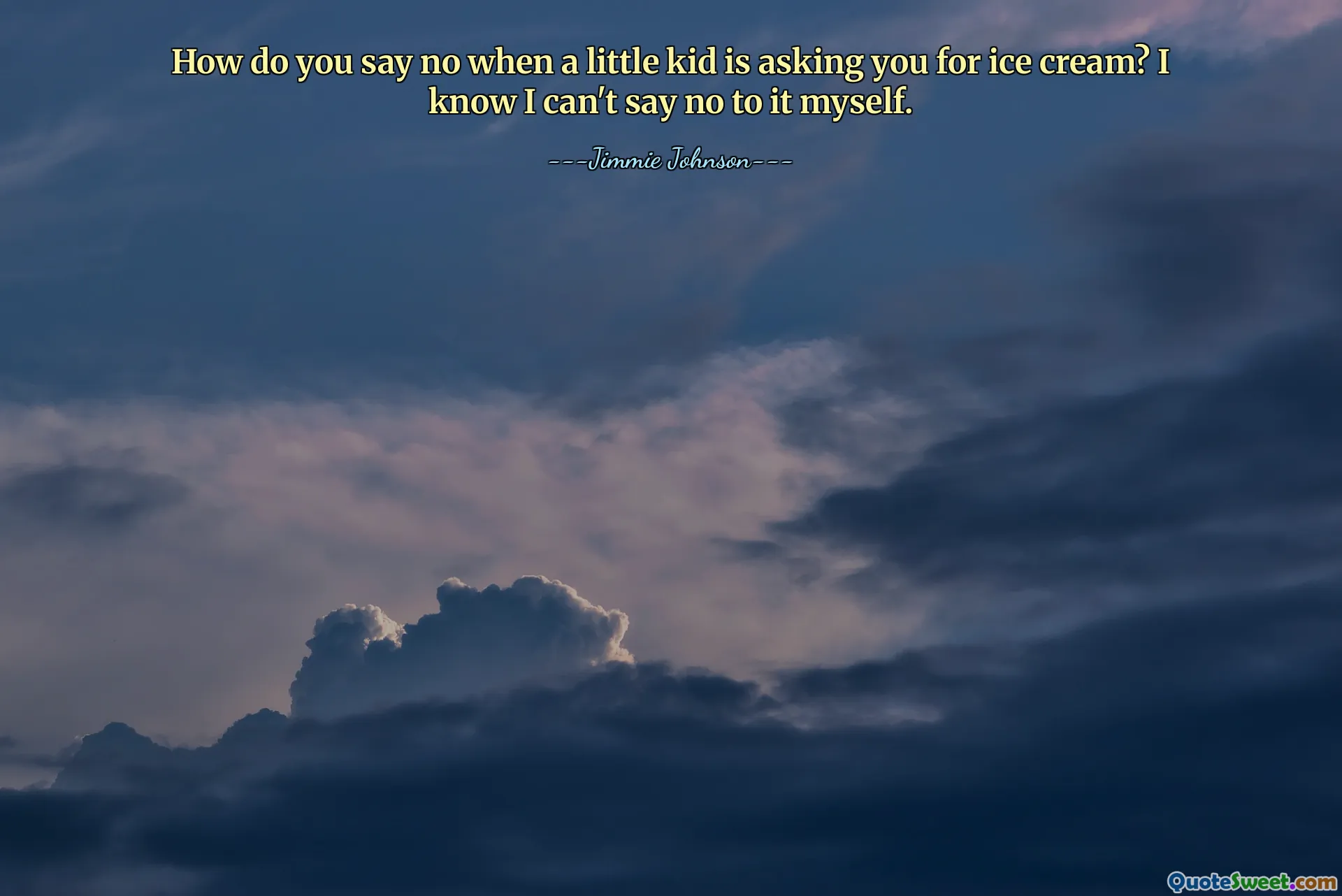 Jak řekneš ne, když tě malé dítě žádá o zmrzlinu? Vím, že sám tomu nedokážu říct ne.