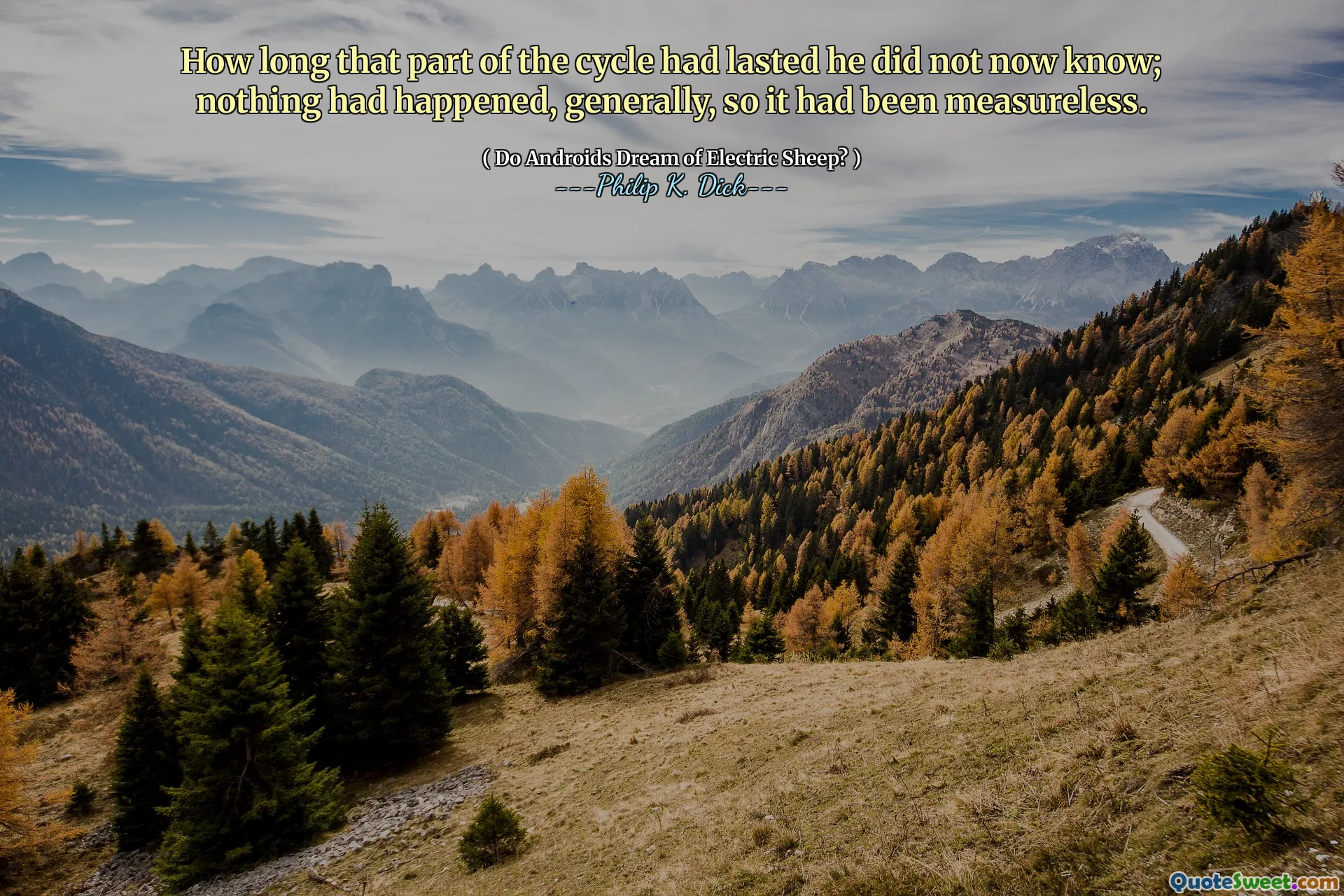 사이클의 그 부분이 얼마나 오래 지속되었는지 그는 지금 알지 못했습니다. 일반적으로 아무 일도 일어나지 않았으므로 측정이 없었습니다.