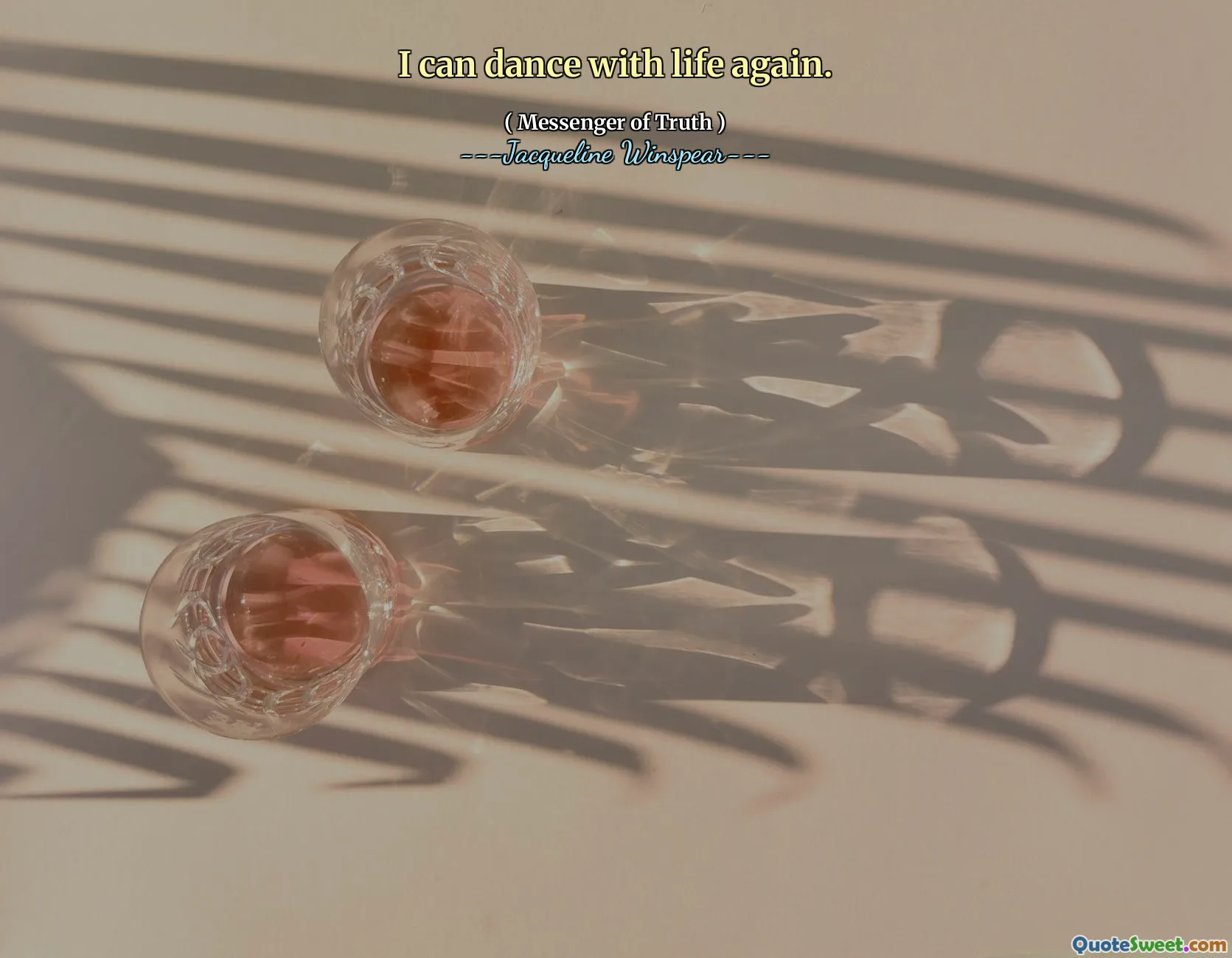 يمكنني الرقص مع الحياة مرة أخرى.