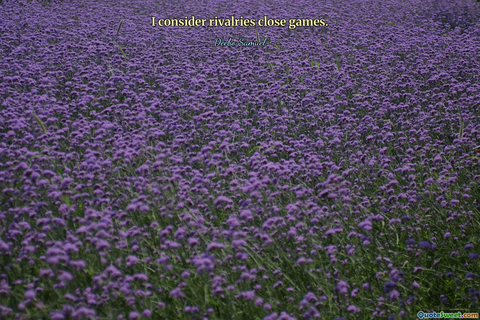 I consider rivalries close games.