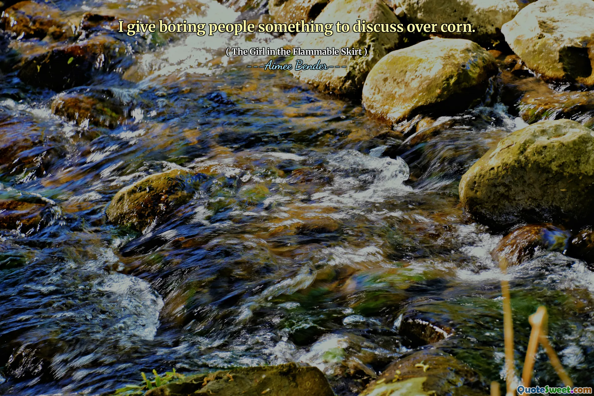 我给无聊的人讨论玉米。