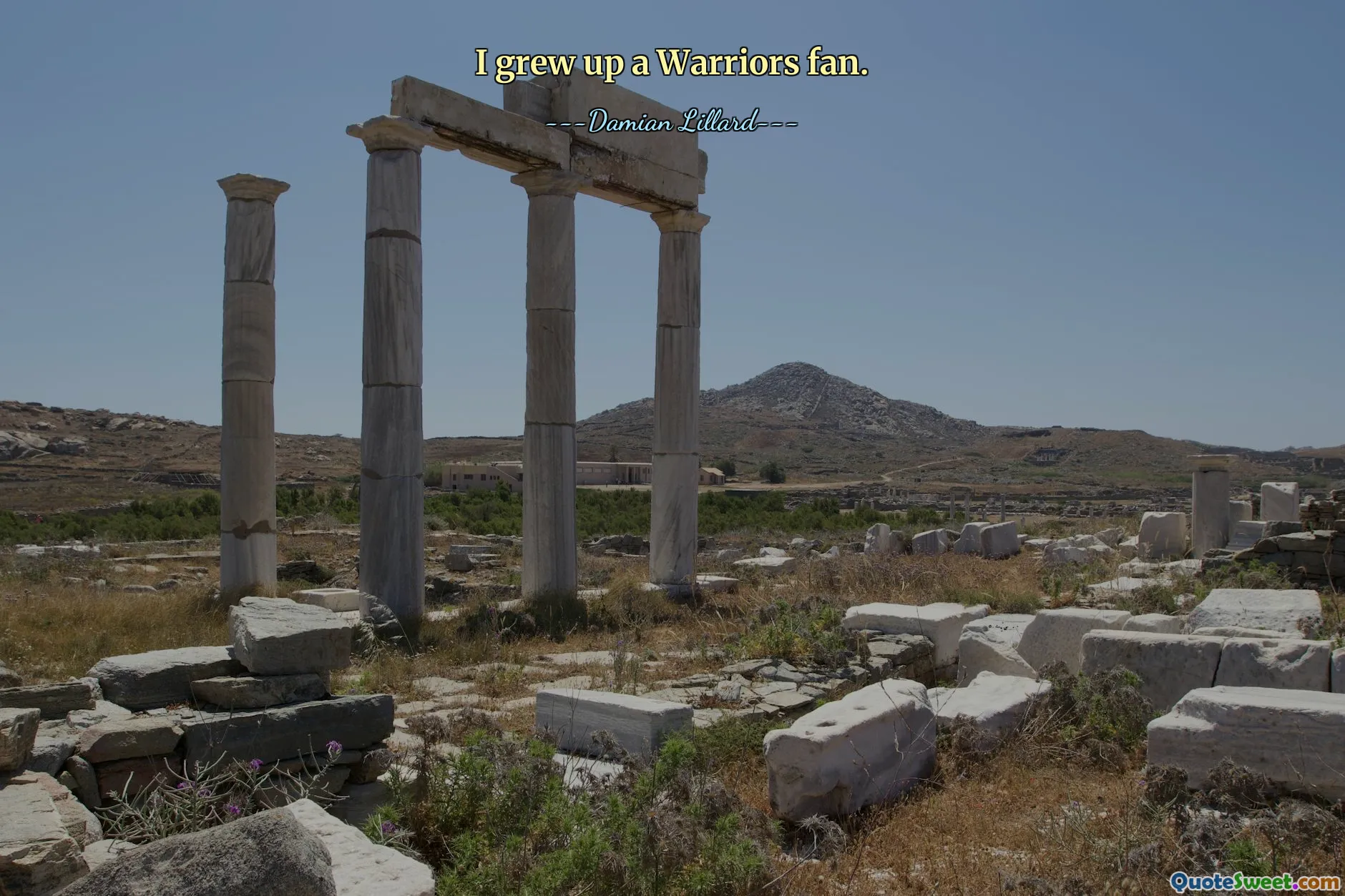 Am crescut fan Warriors.