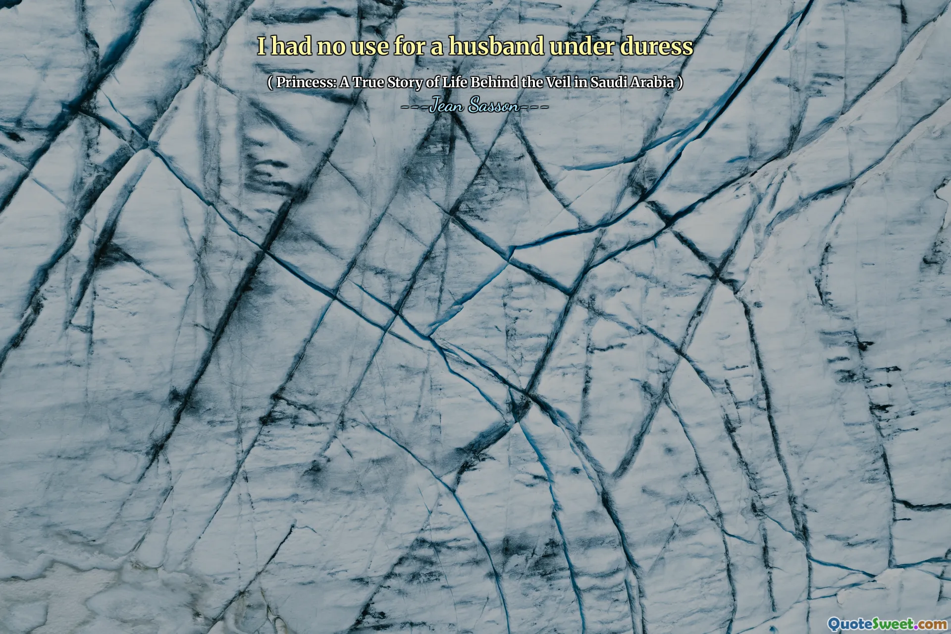 Ich hatte keine Verwendung für einen Ehemann, der unter Zwang stand