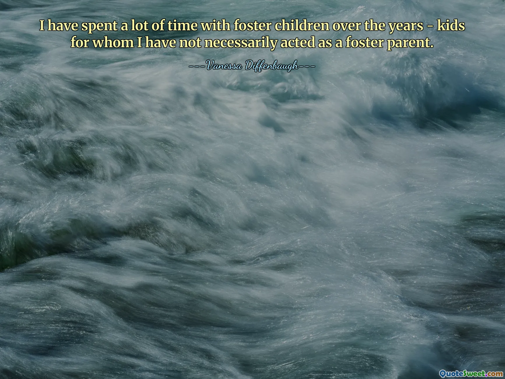 I have spent a lot of time with foster children over the years - kids for whom I have not necessarily acted as a foster parent.
