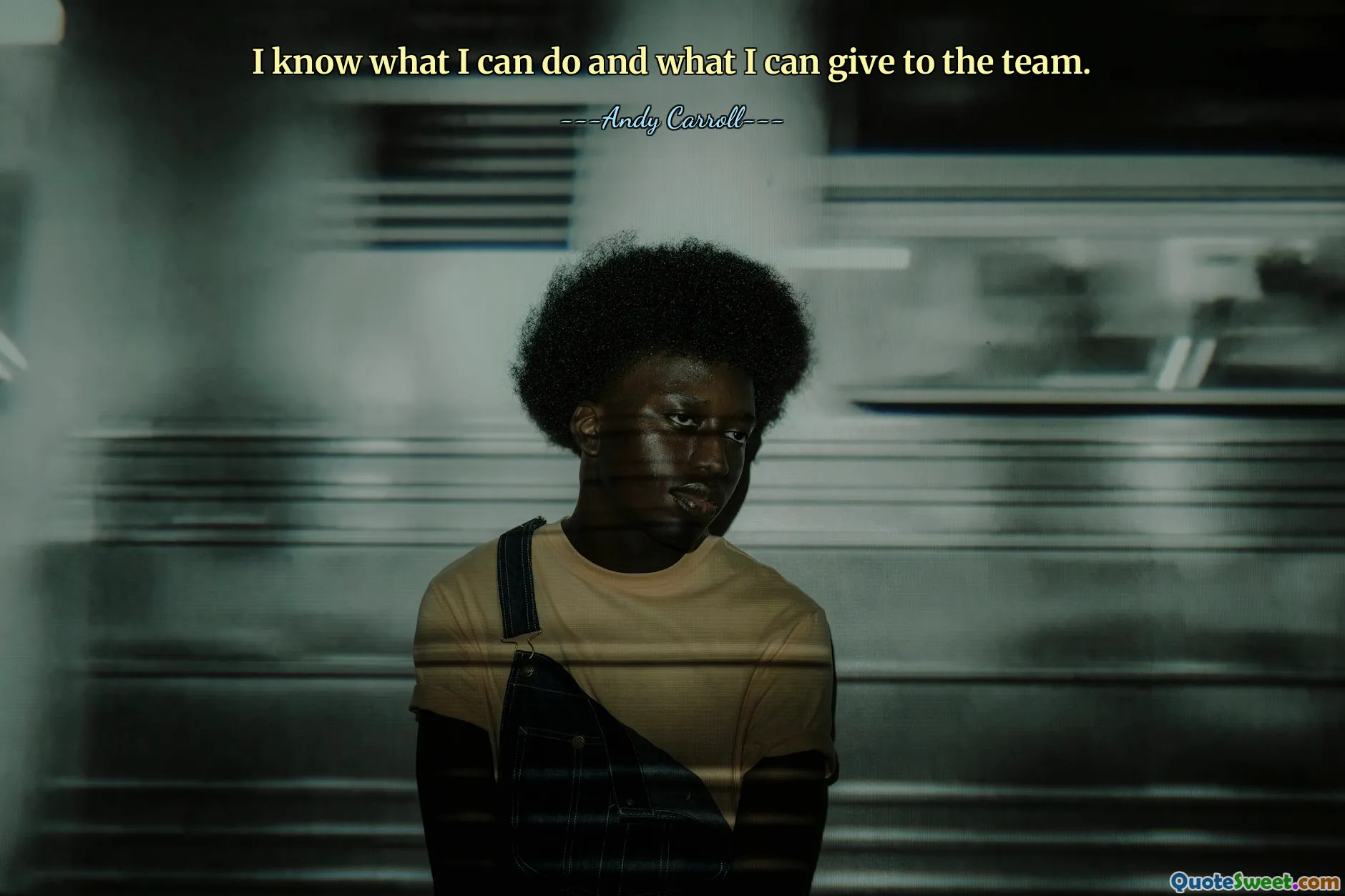 Sei o que posso fazer e o que posso dar à equipe.