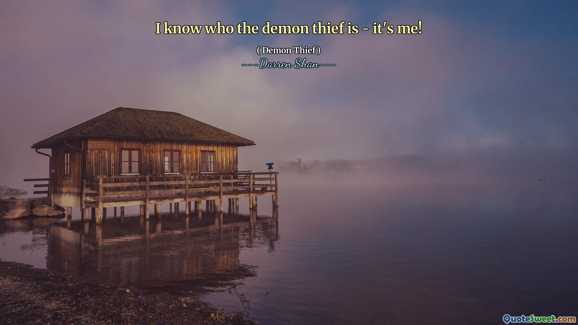 I know who the demon thief is - it's me!