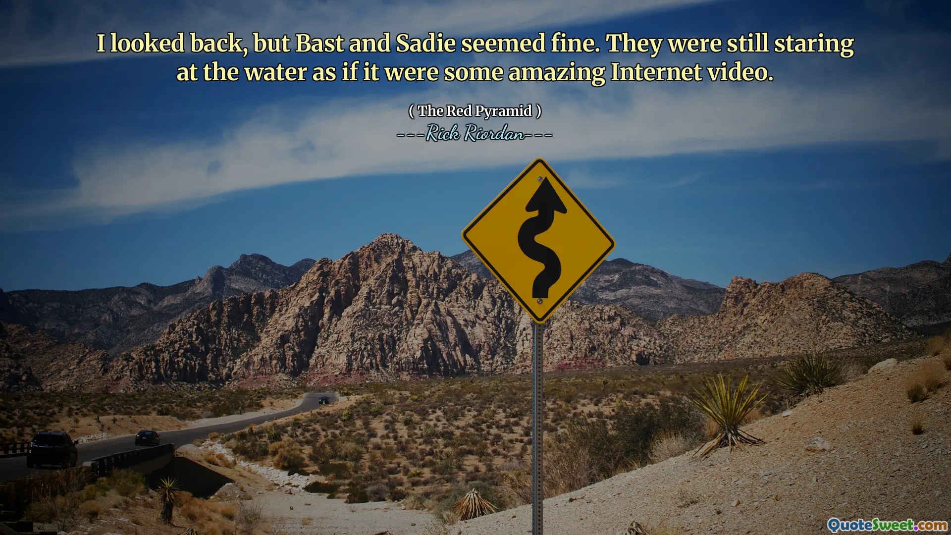 I looked back, but Bast and Sadie seemed fine. They were still staring at the water as if it were some amazing Internet video.