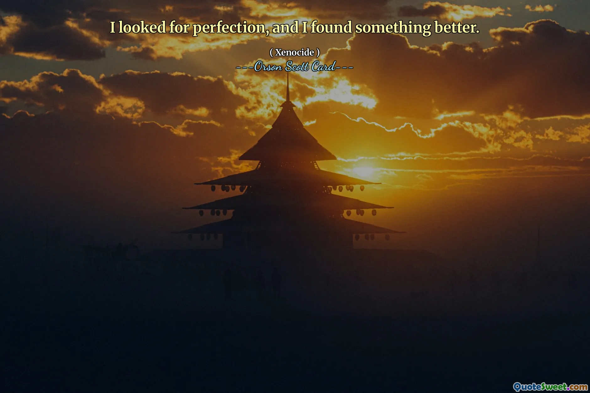 Hledal jsem dokonalost a našel jsem něco lepšího.