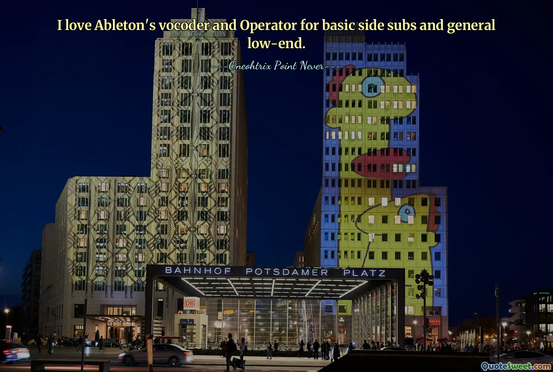 I love Ableton's vocoder and Operator for basic side subs and general low-end.