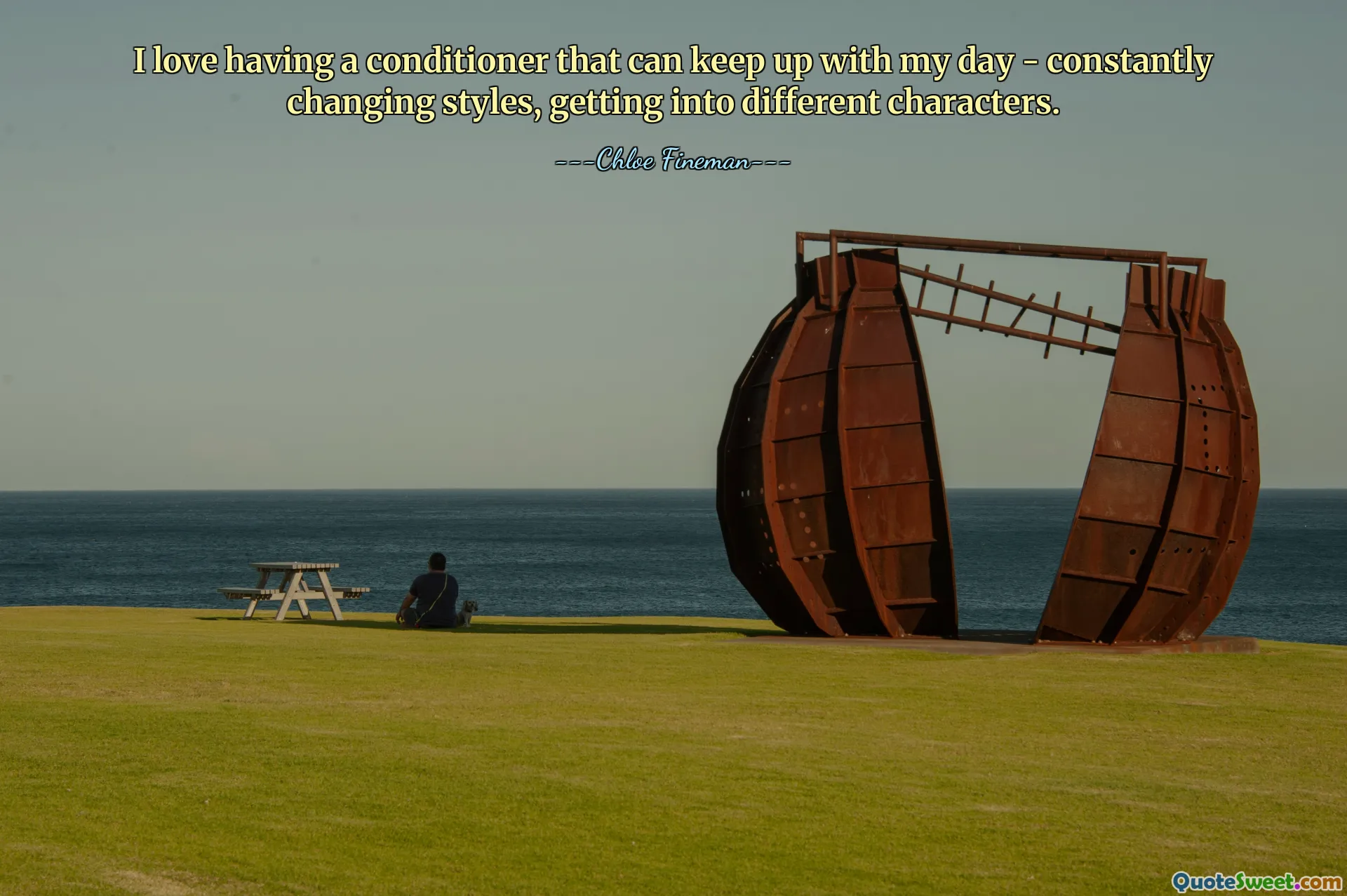 I love having a conditioner that can keep up with my day - constantly changing styles, getting into different characters.