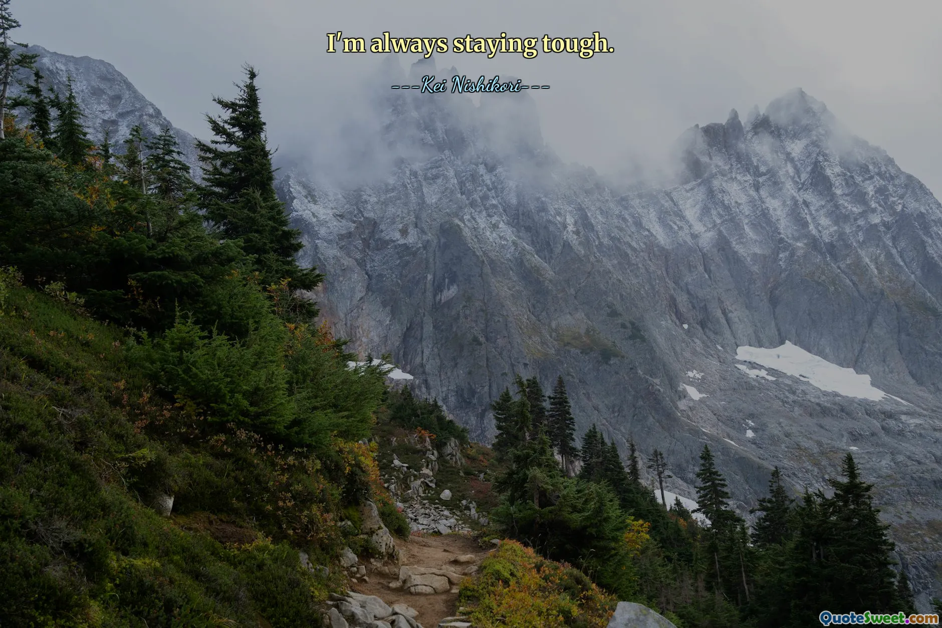 Eu estou sempre sendo duro.