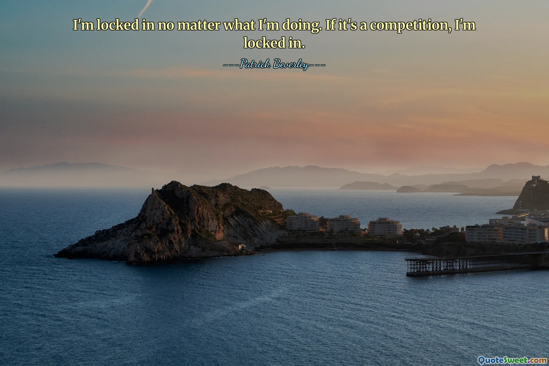 나는 무엇을 하든 갇혀 있습니다. 경쟁이라면 갇히게 됩니다.