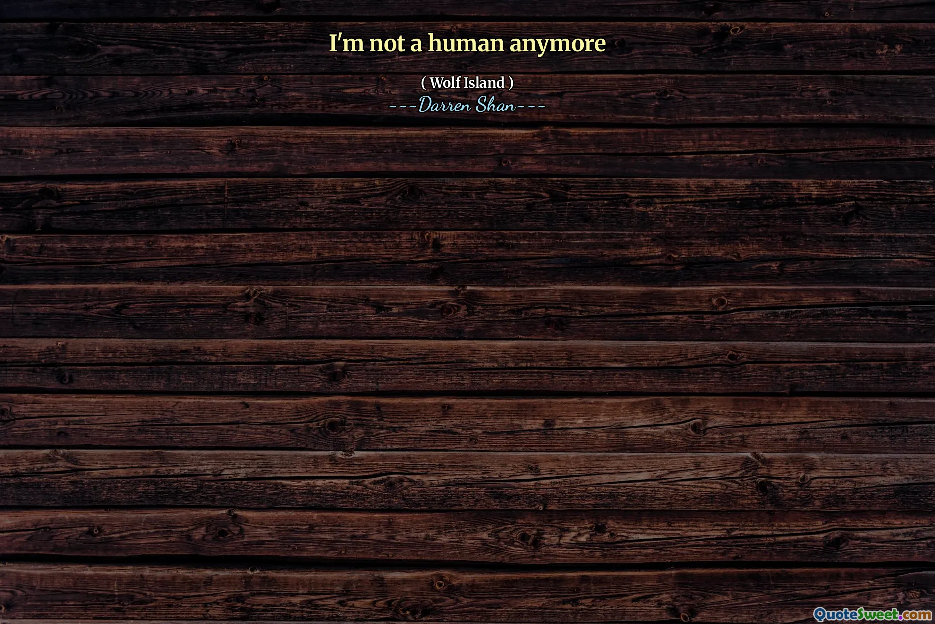 I'm not a human anymore