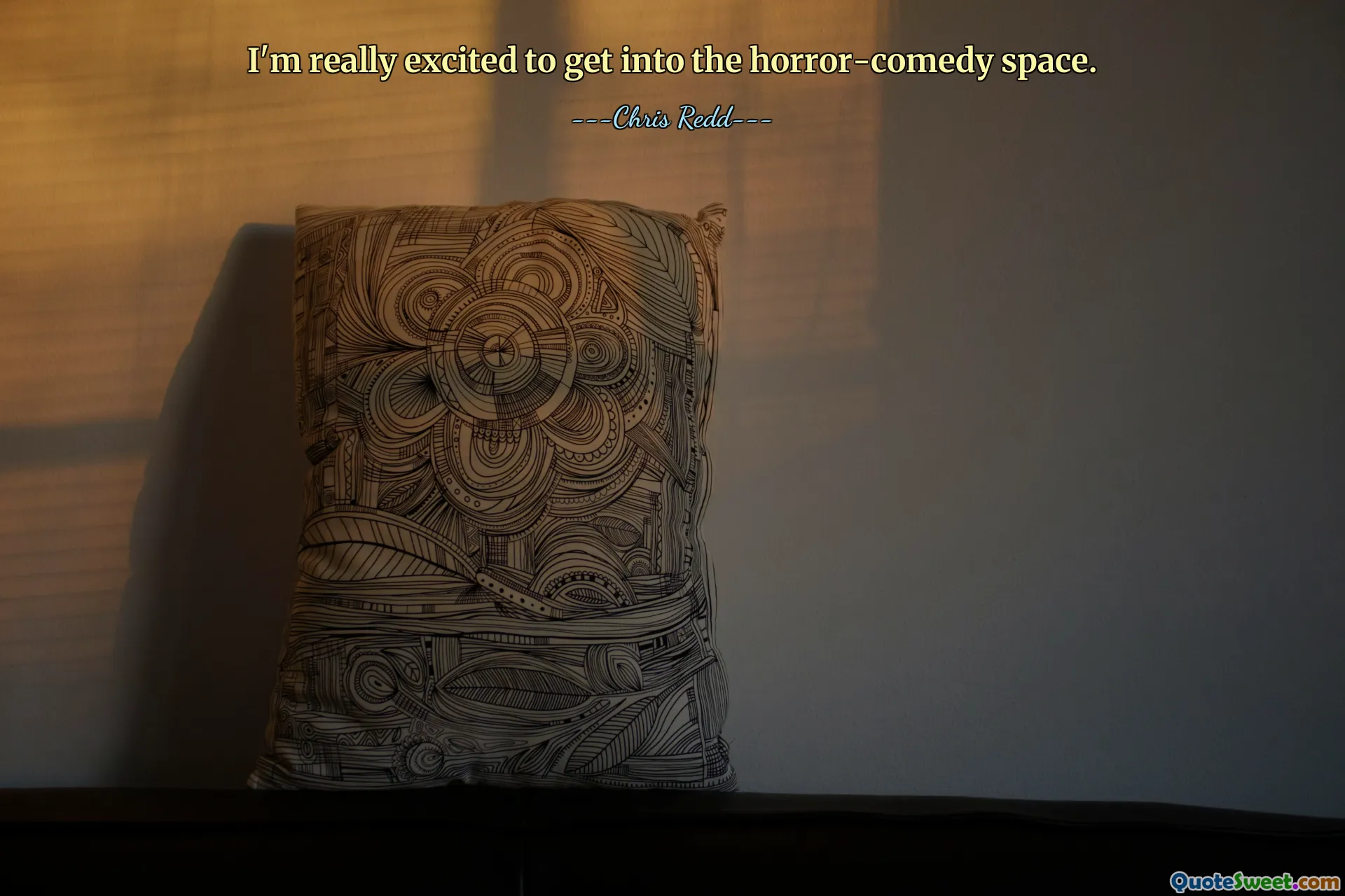 Estou muito animado para entrar no espaço da comédia de terror.