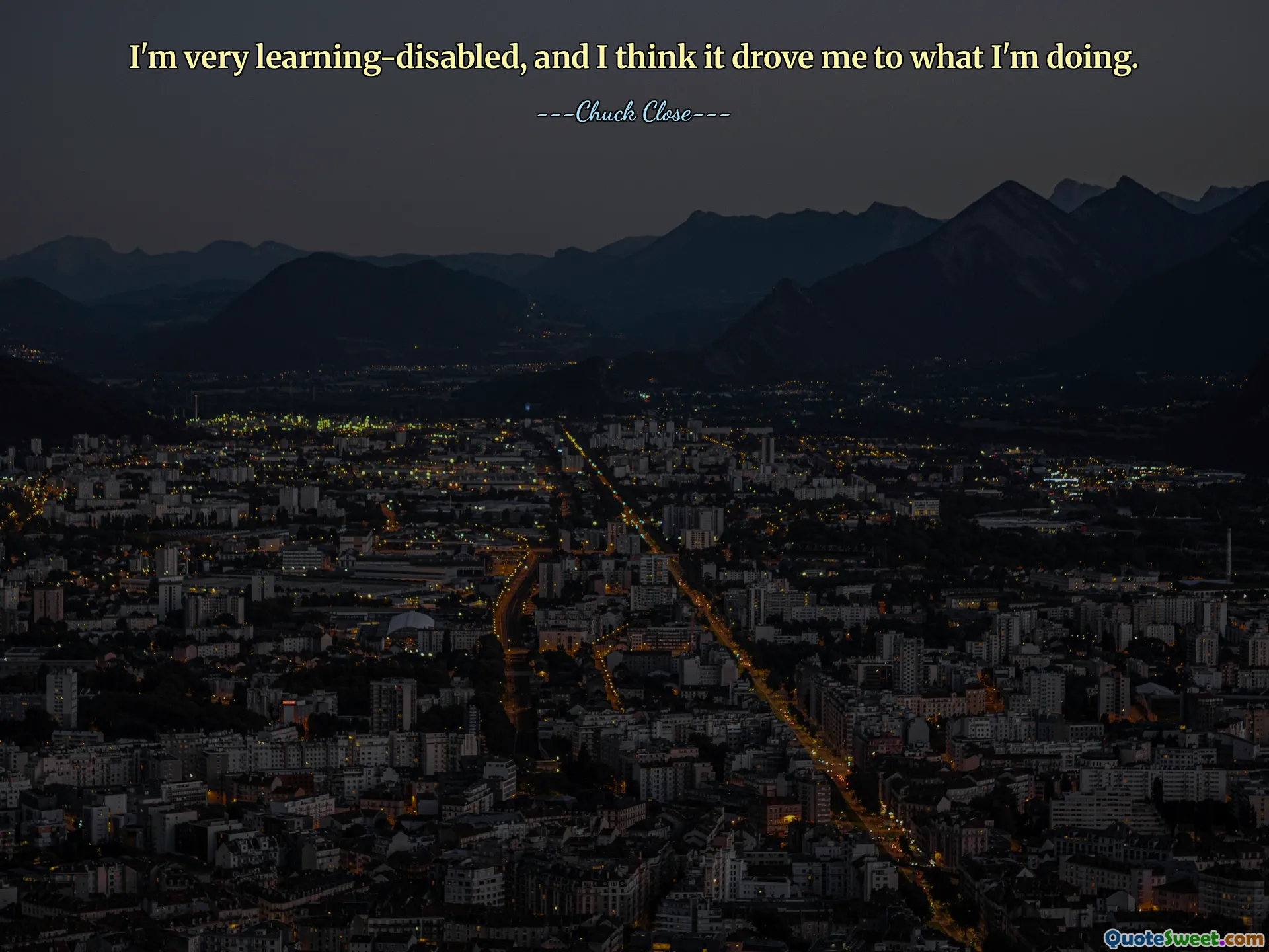 저는 학습 장애가 매우 심해서 제가 지금 하고 있는 일을 하게 된 것 같아요.